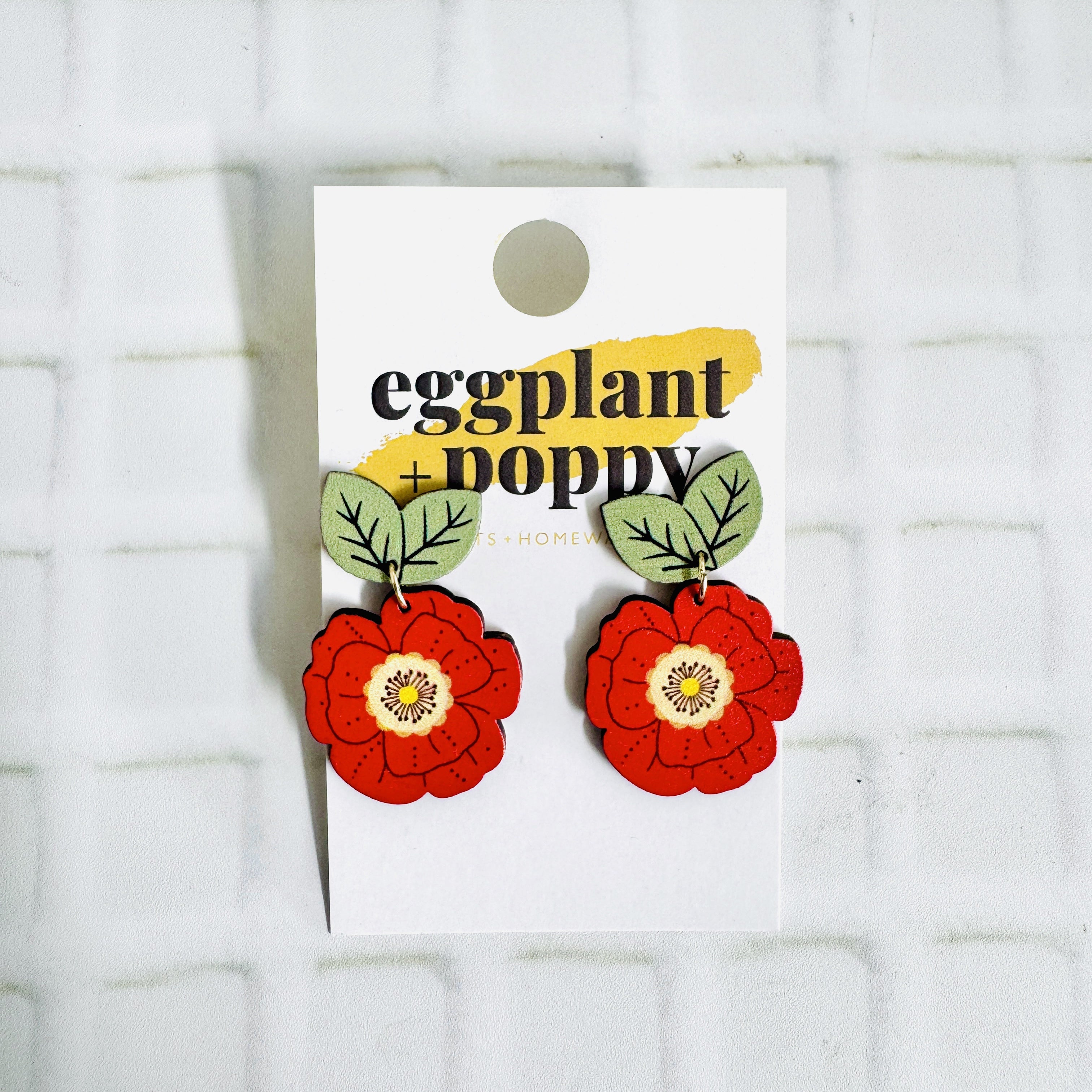 Timber Poppy Earrings