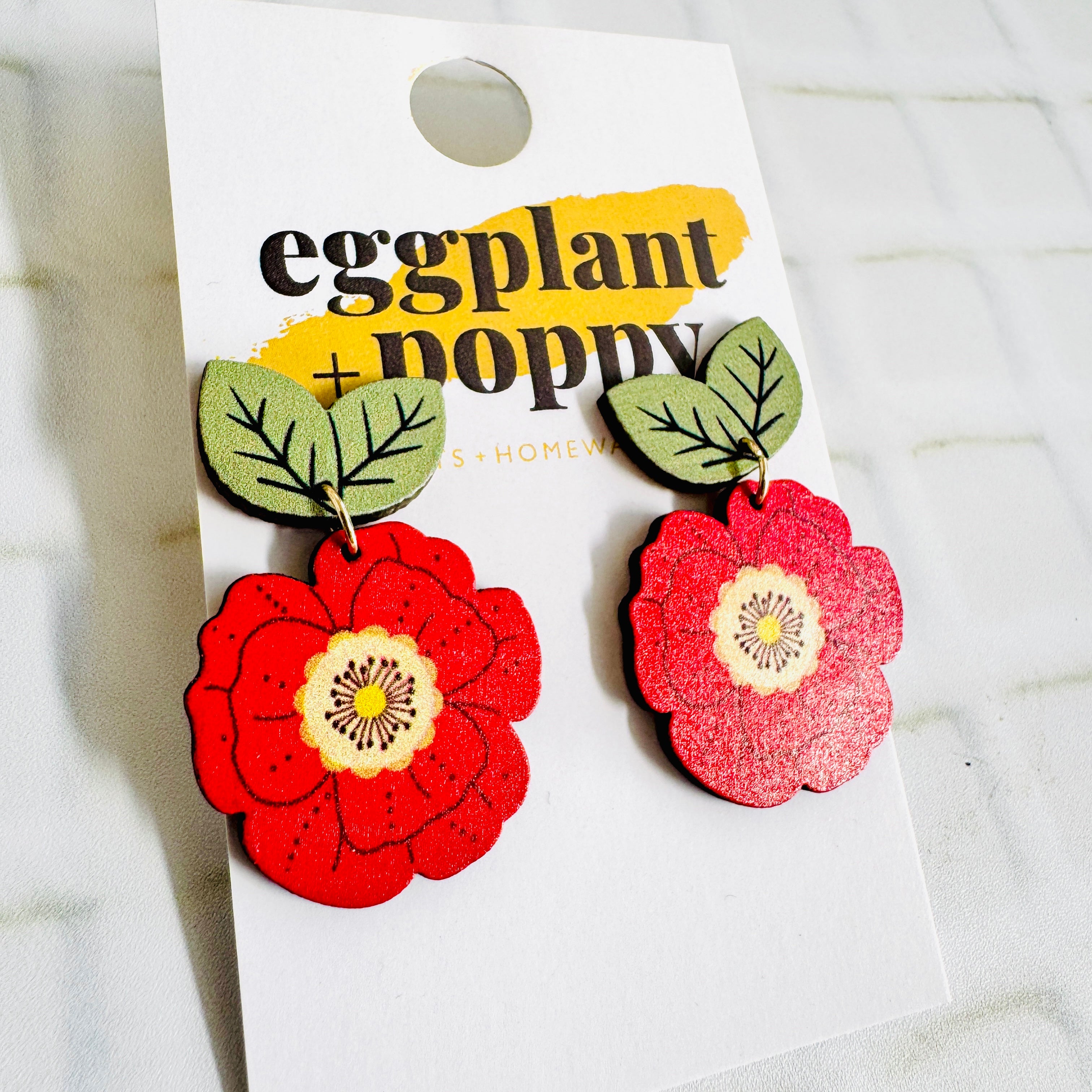 Timber Poppy Earrings