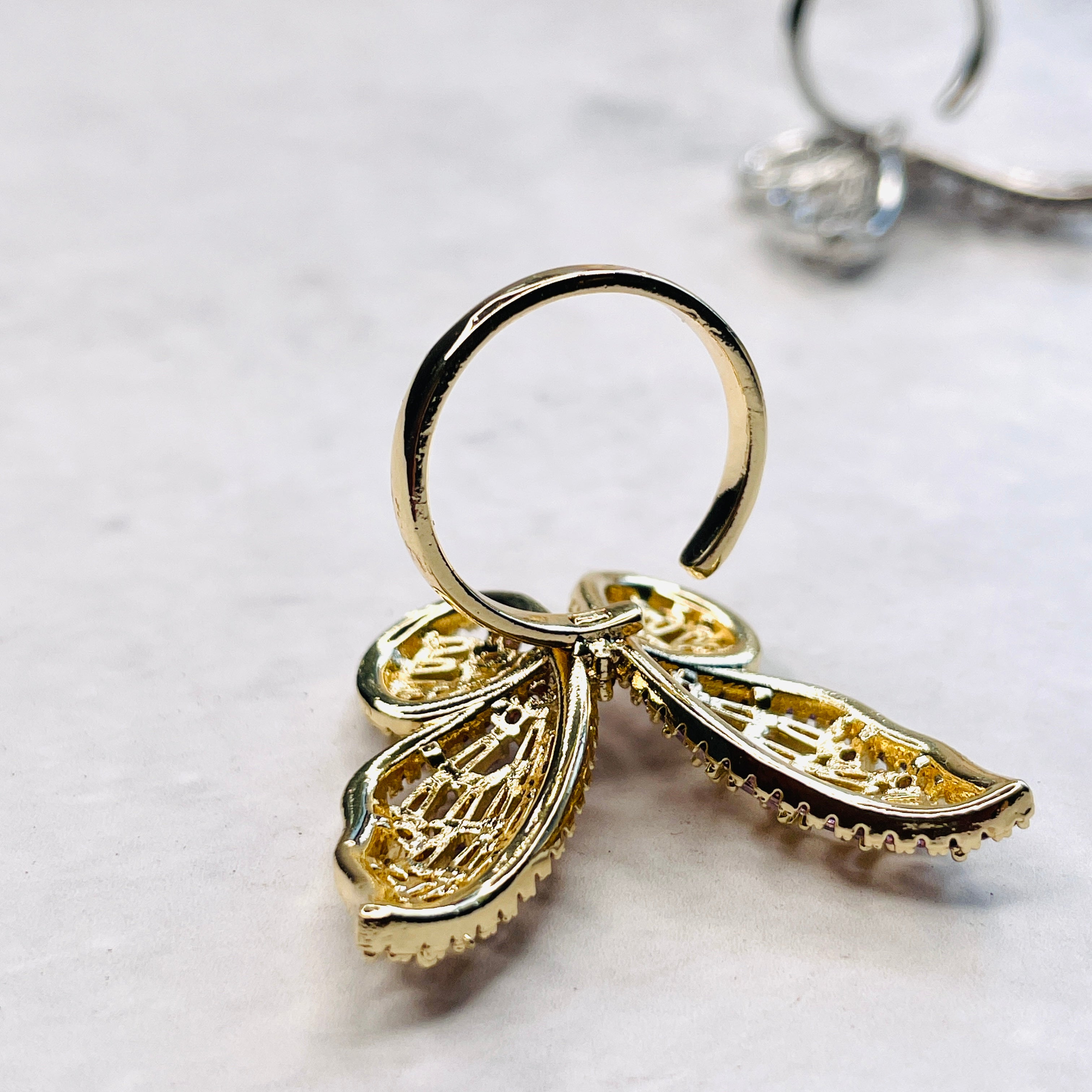 Butterfly Sparkle Rings