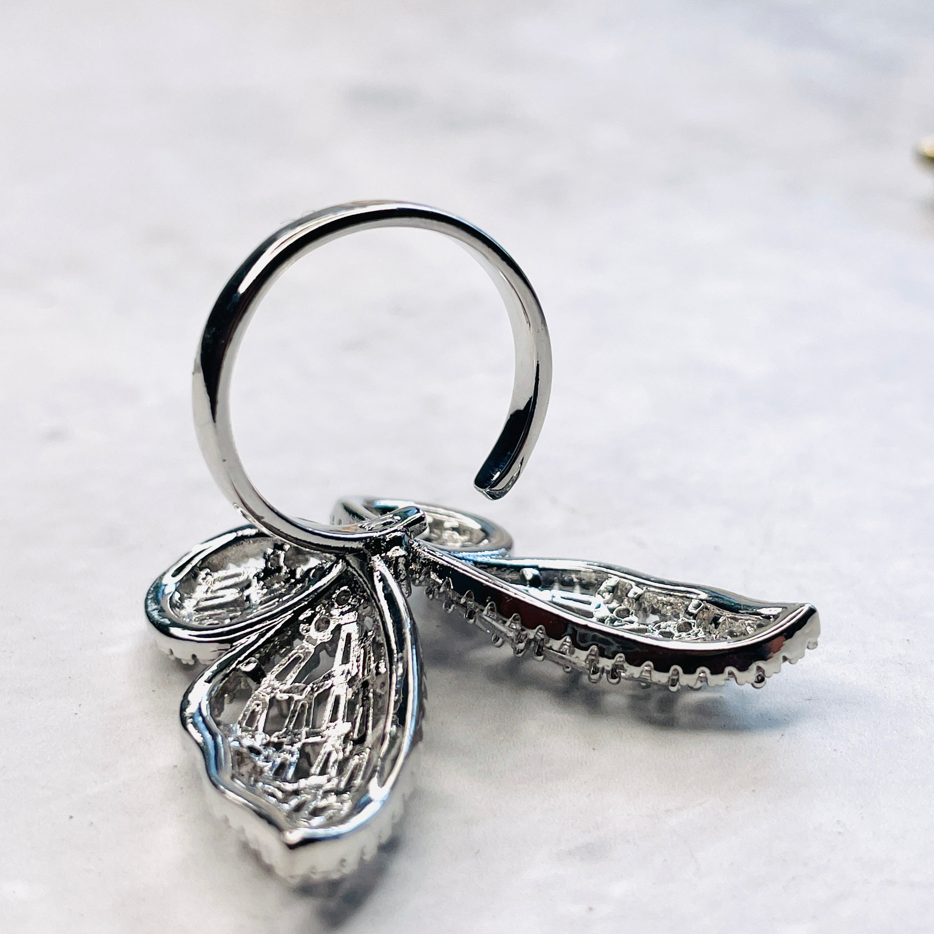 Butterfly Sparkle Rings
