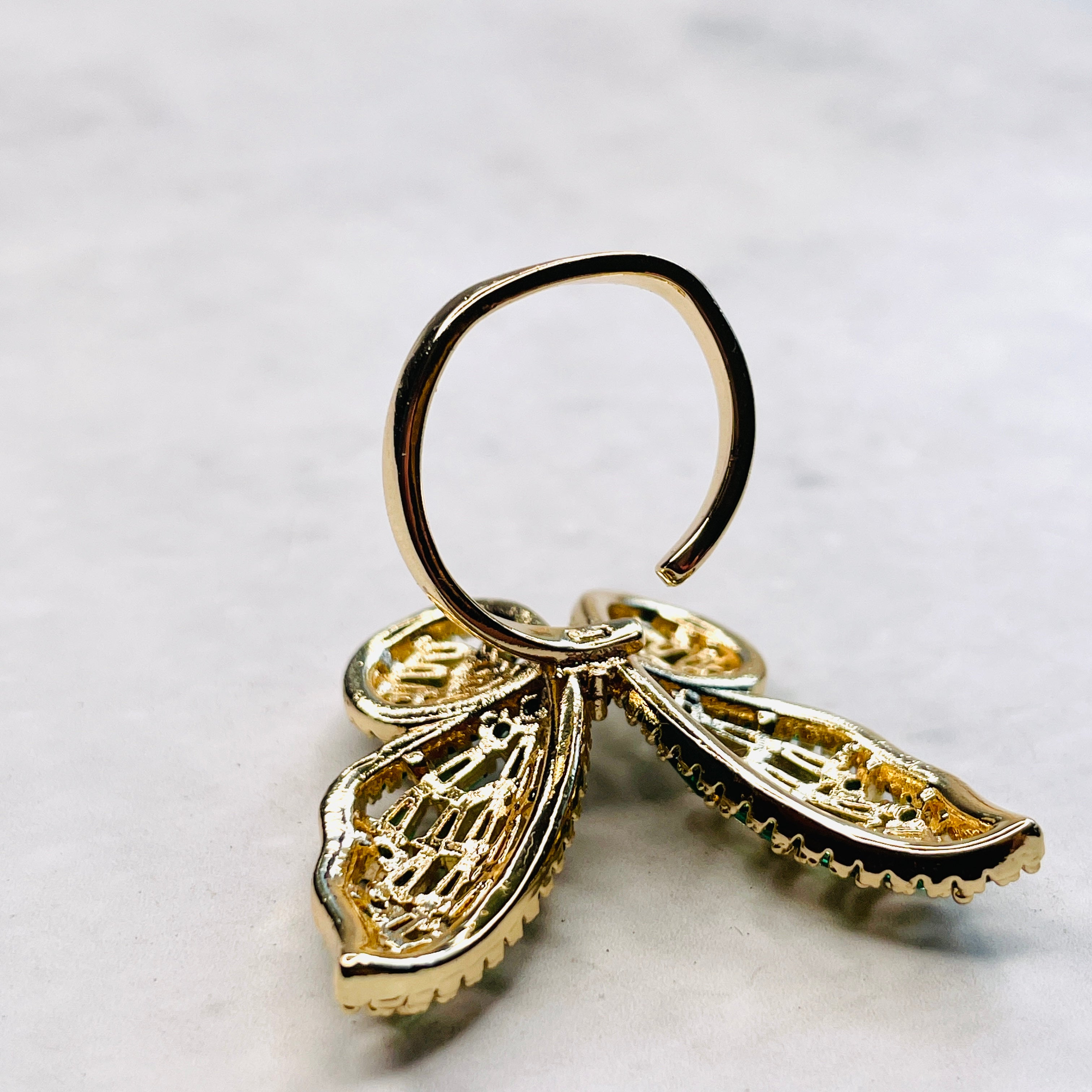 Butterfly Sparkle Rings