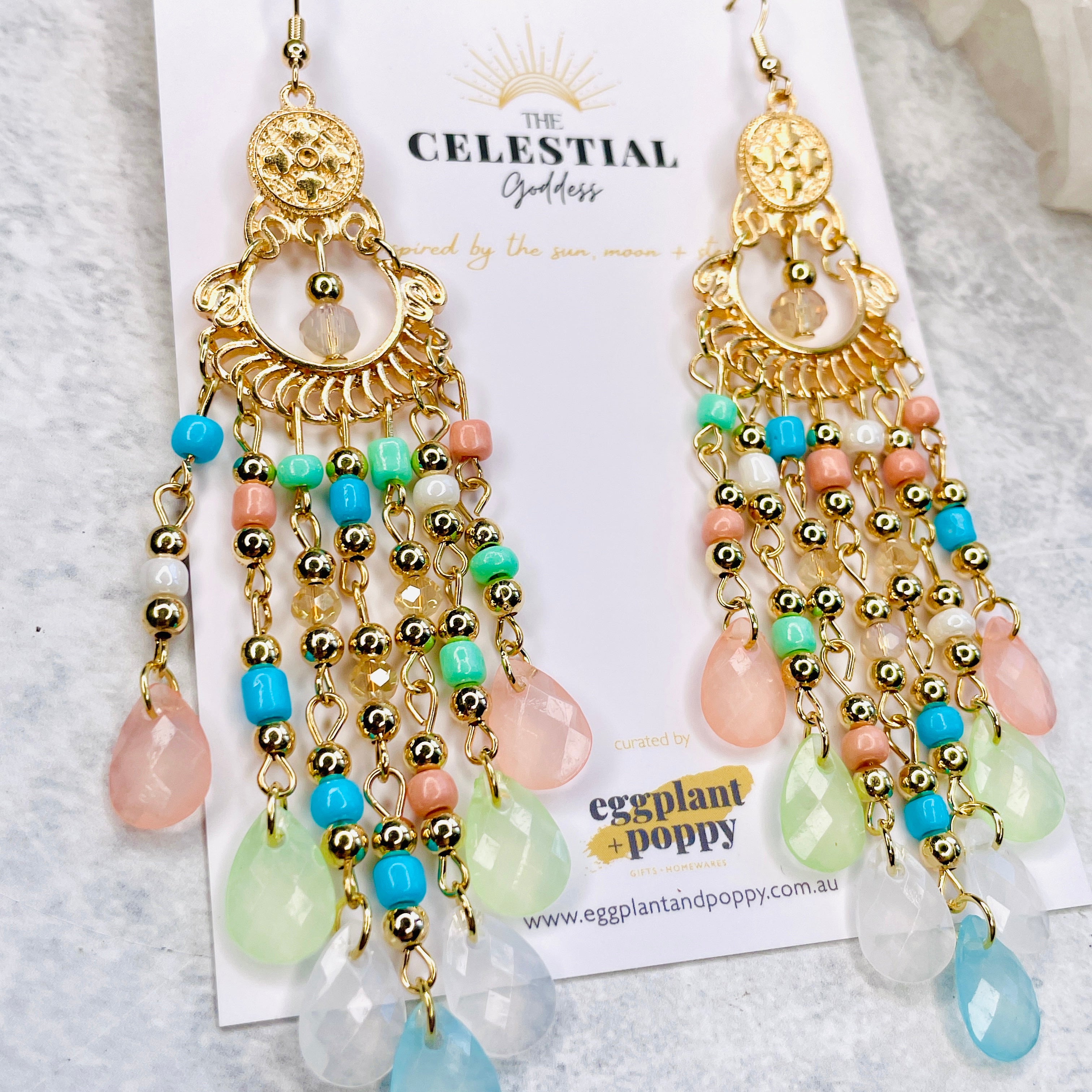 Gaia Beaded Earrings