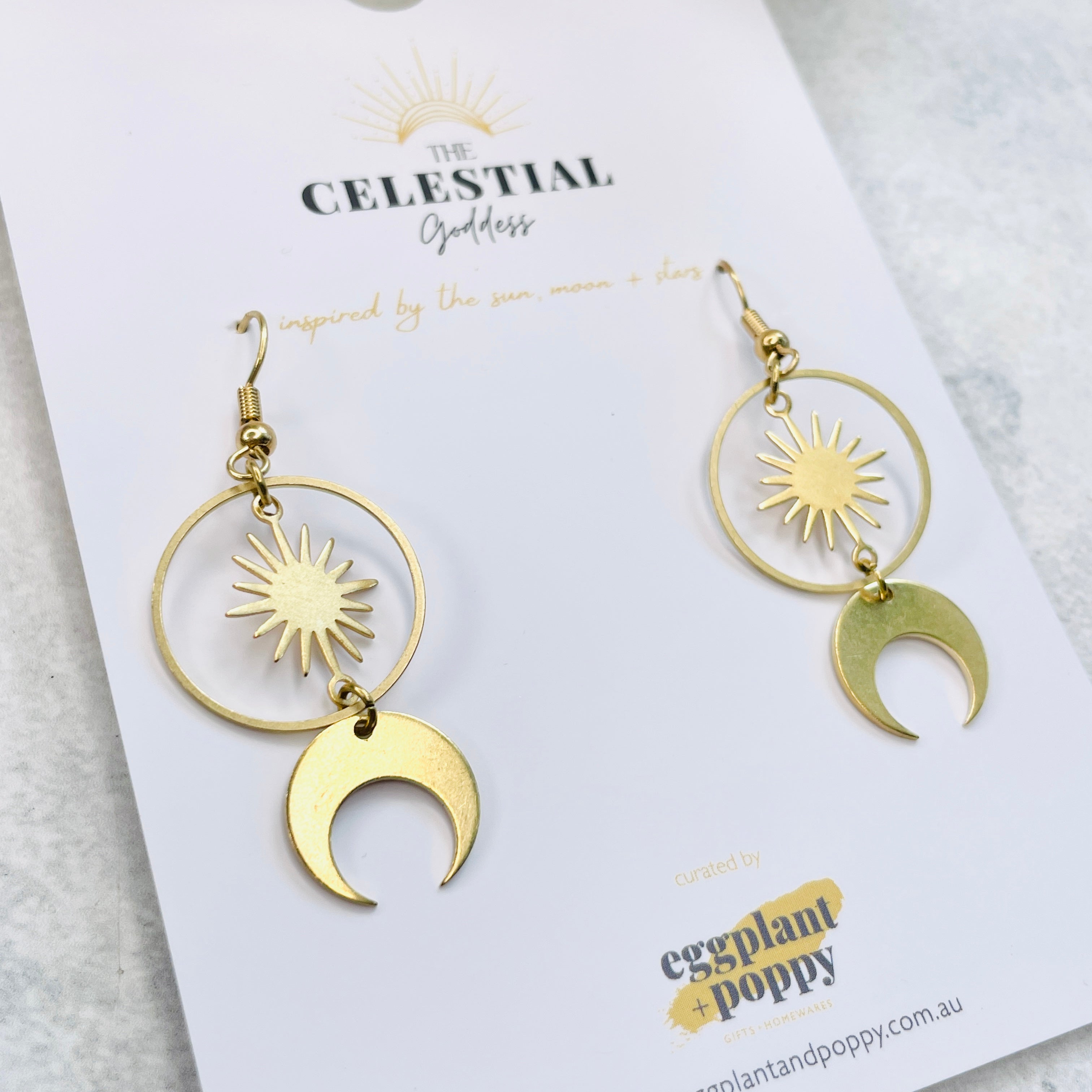 Lunar Halo Earrings