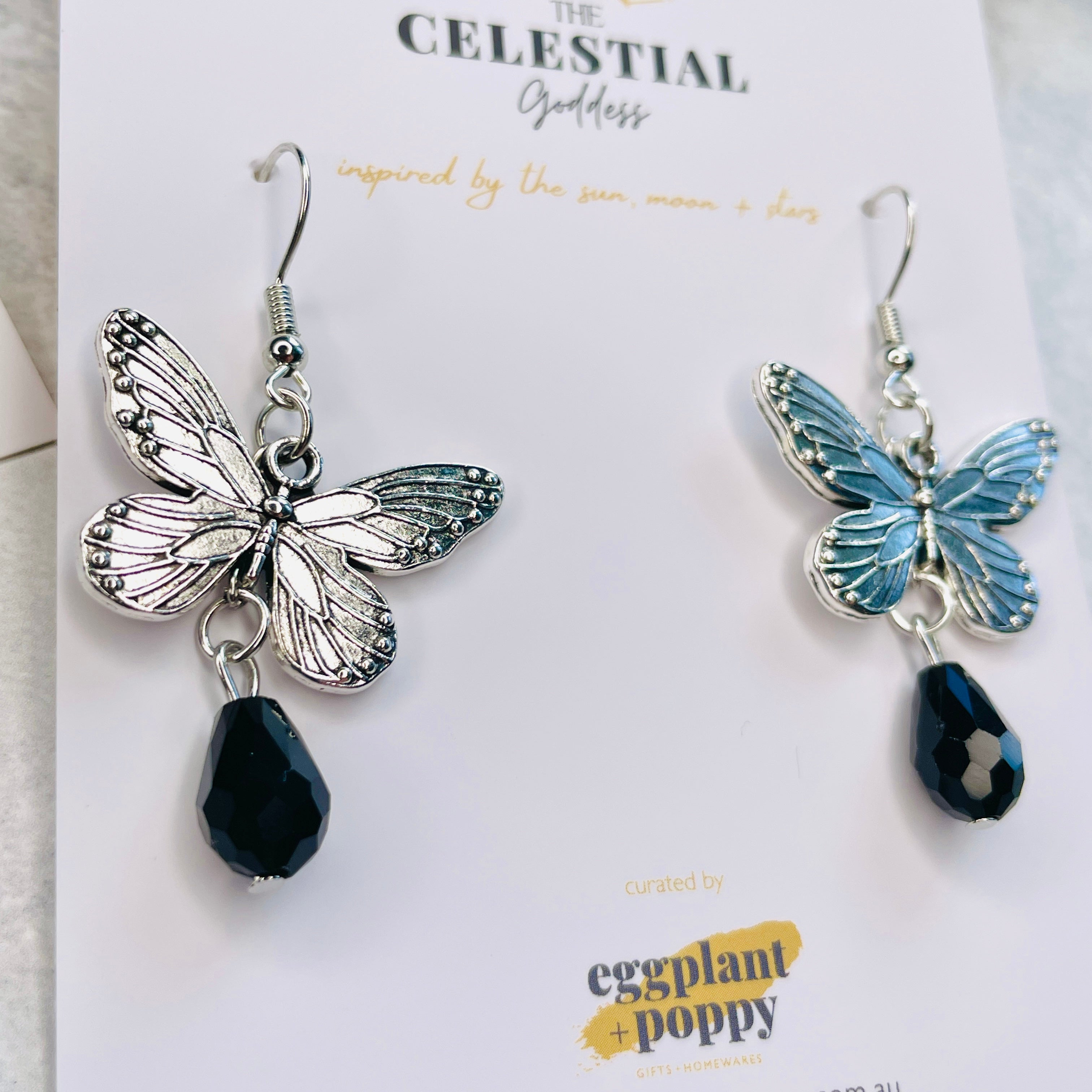 Butterfly Crystal Earrings