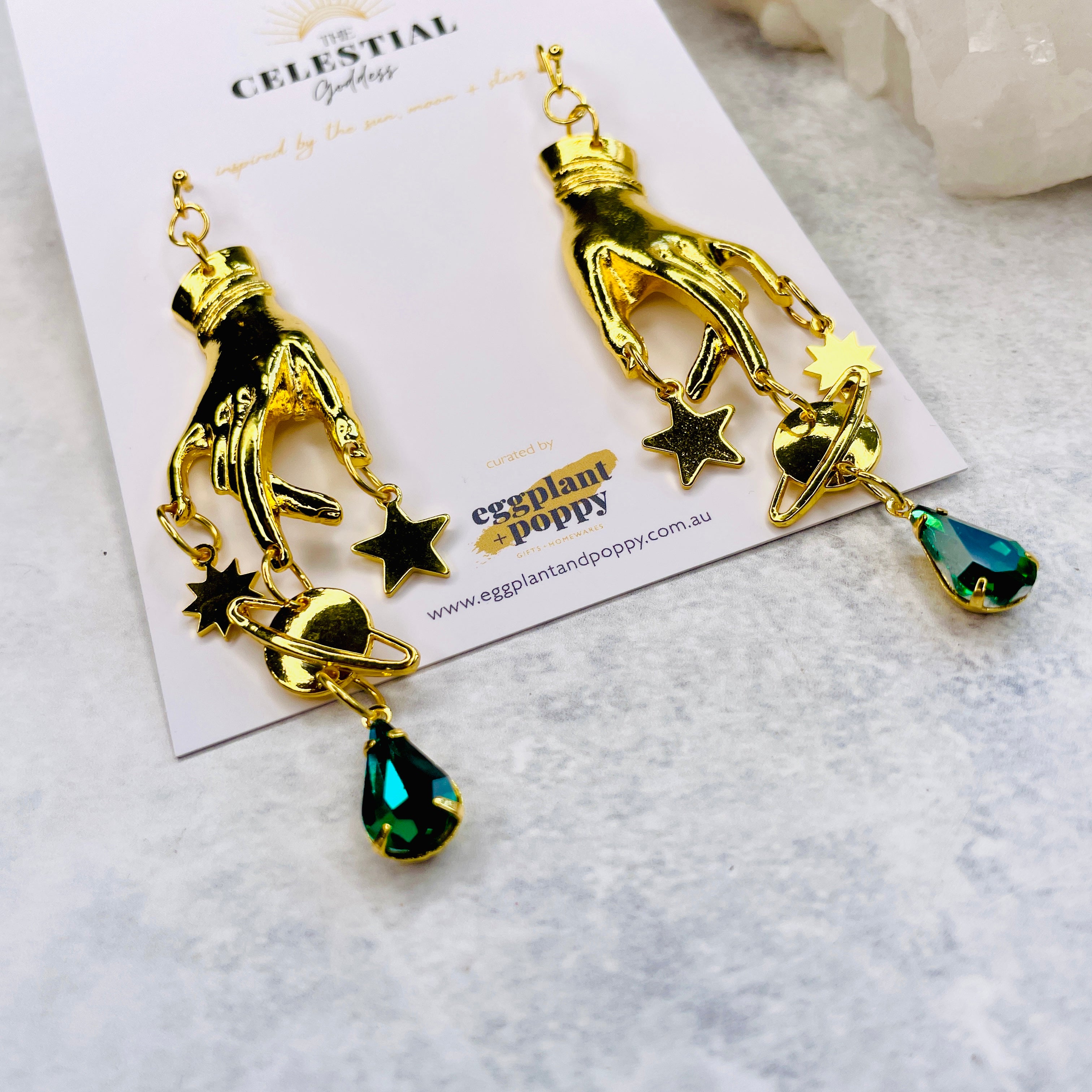 Universe In Her Hands Earrings