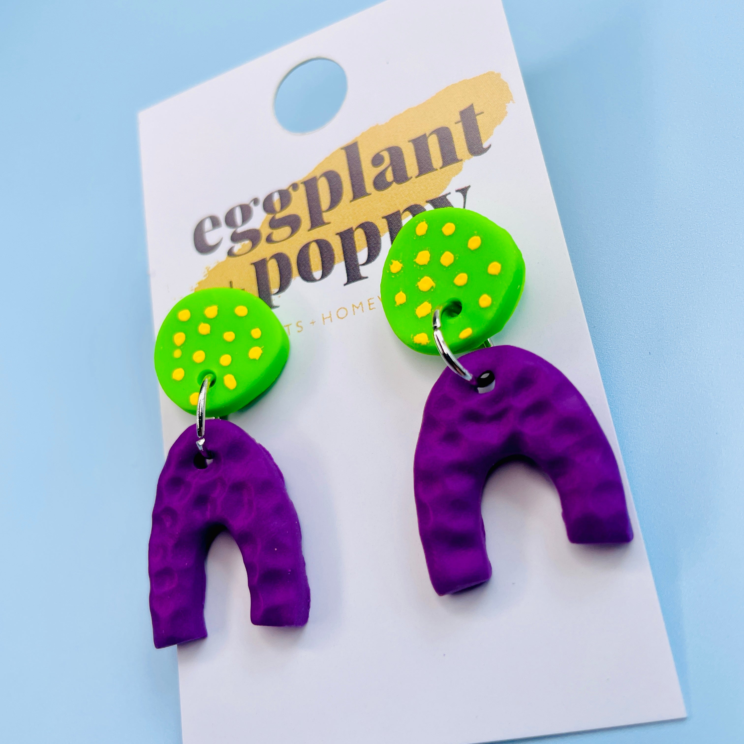 Violet Meadow Earrings