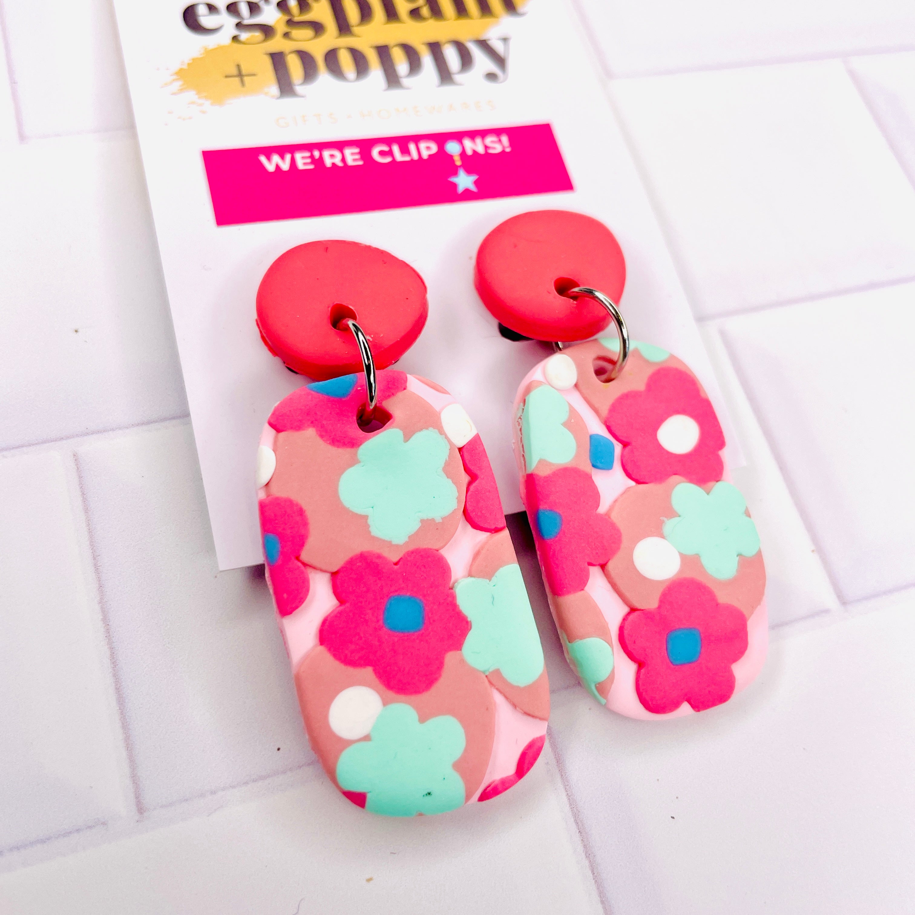 Clip On Earrings - Whimsy Bloom