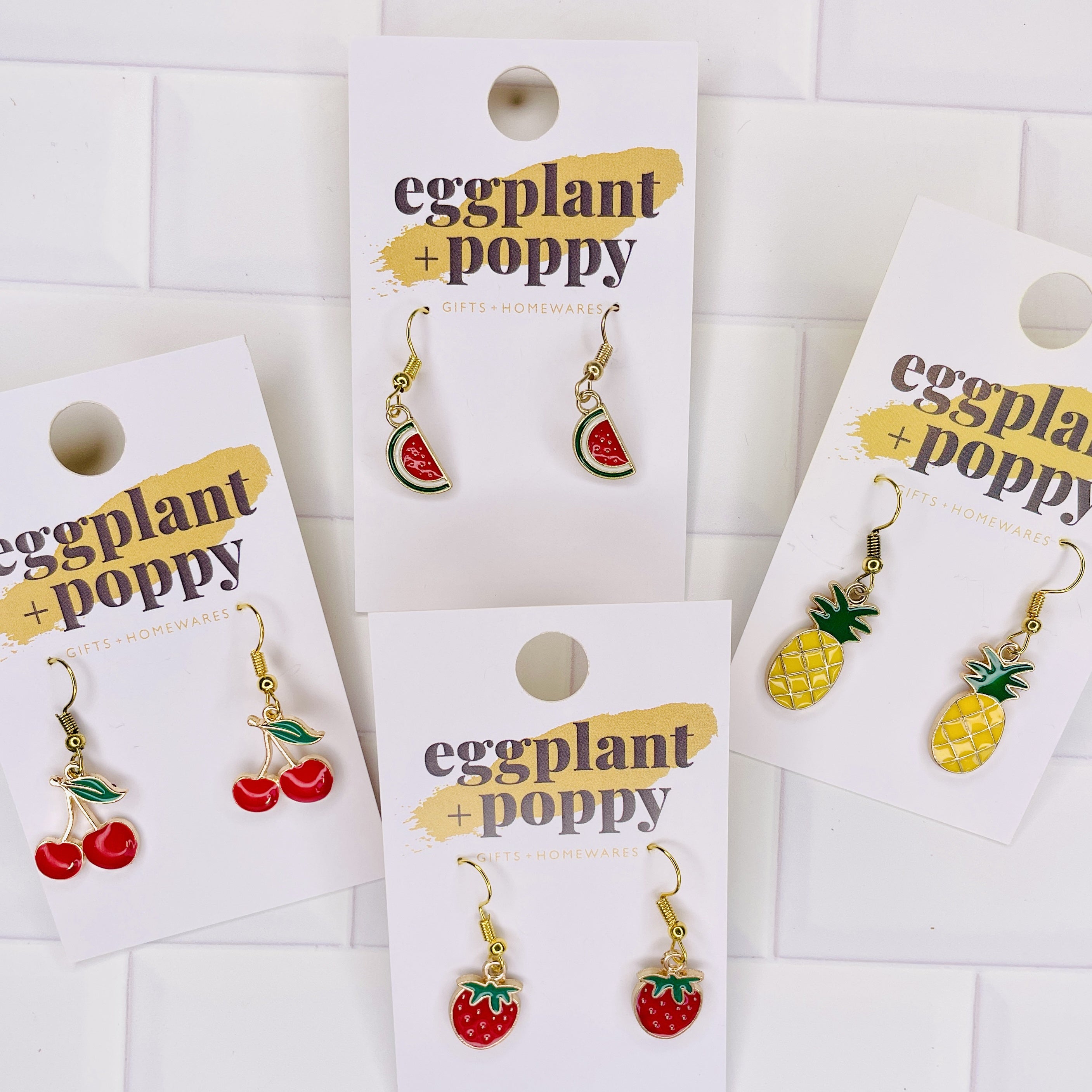 Tutti Frutti Charm Earrings