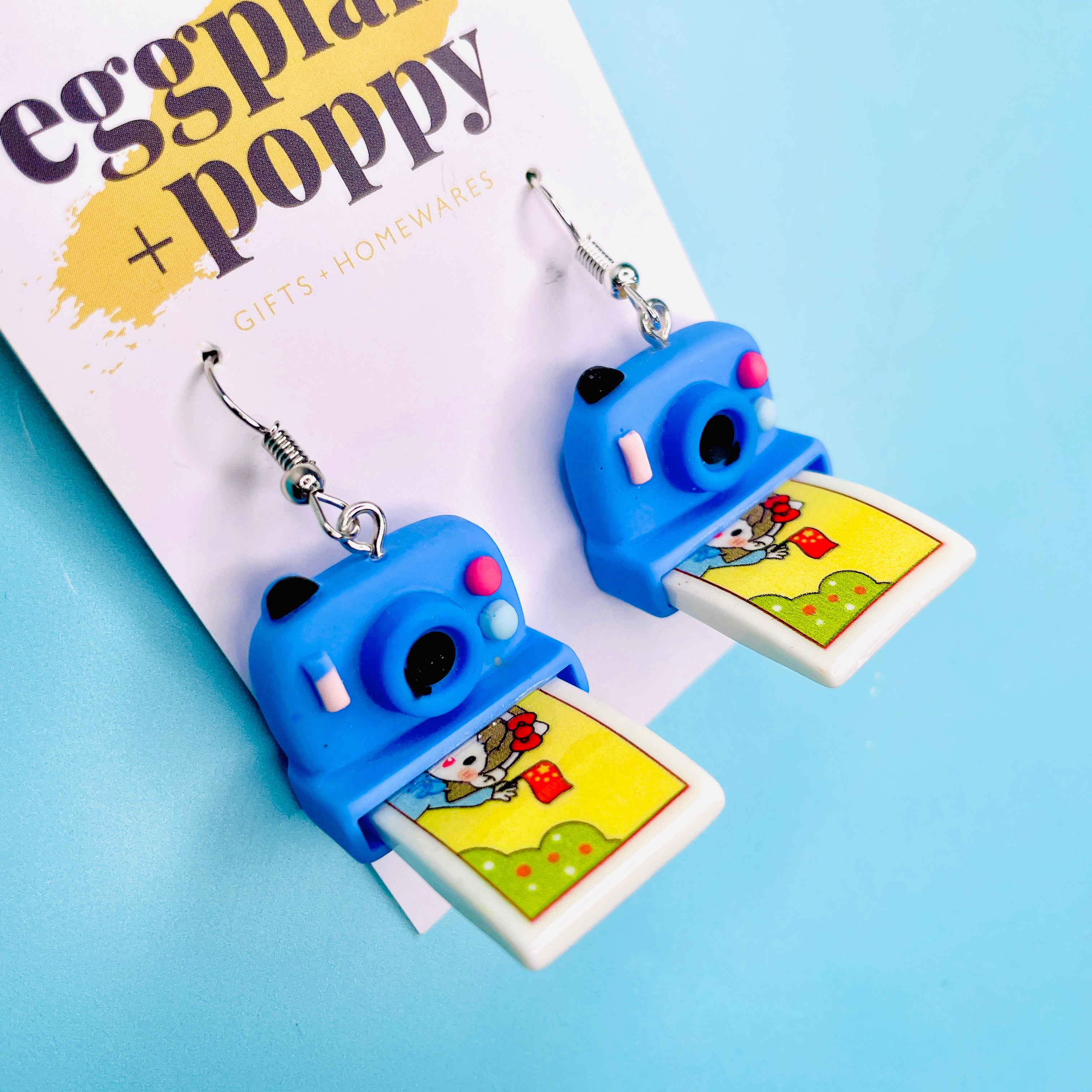Polaroid Camera Earrings