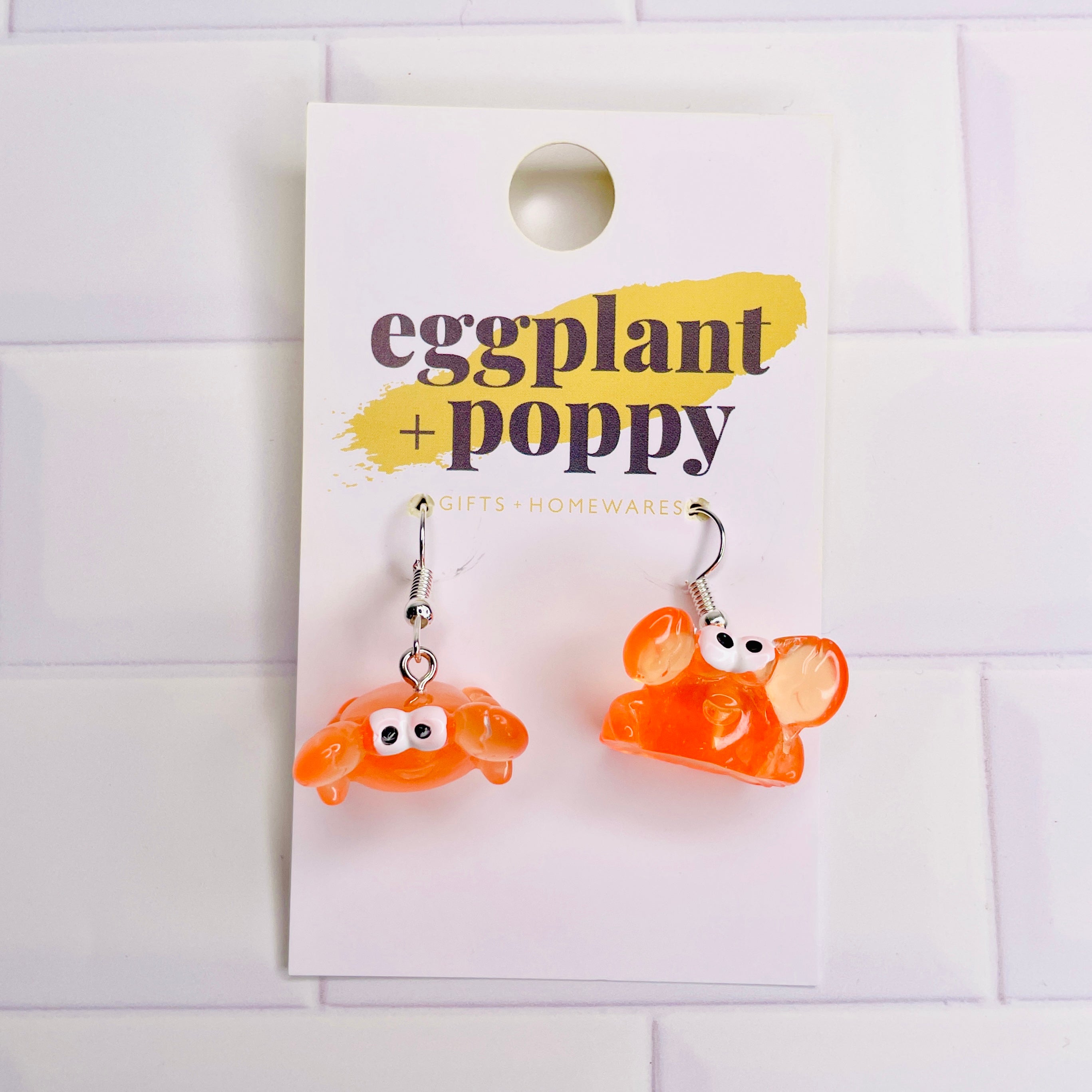 Cute Crab Earrings
