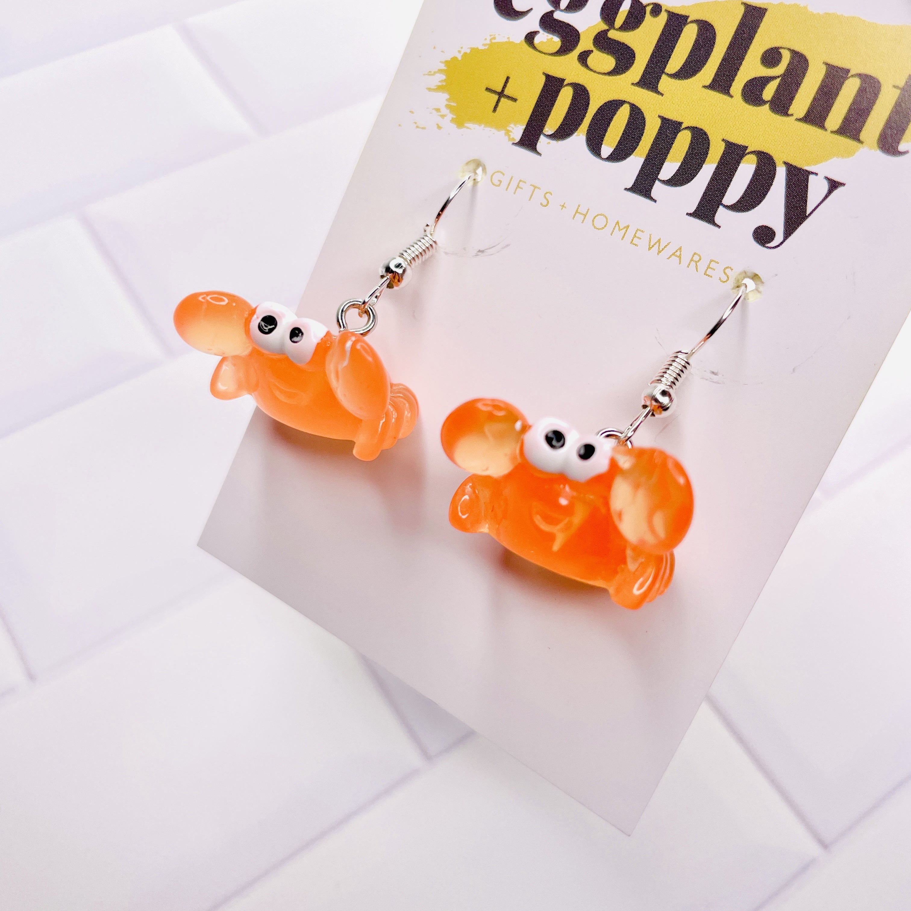 Cute Crab Earrings