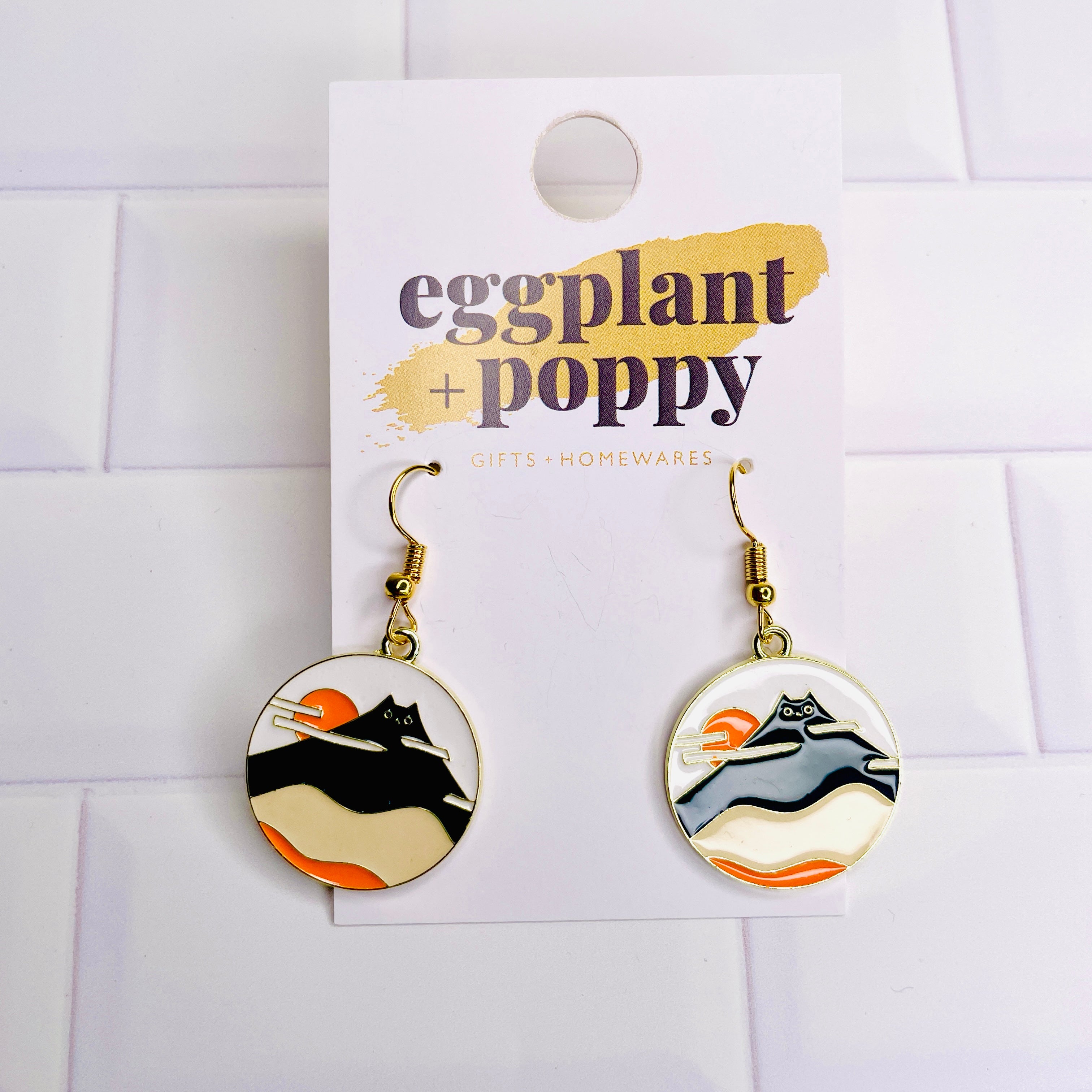 Japanese Art Earrings