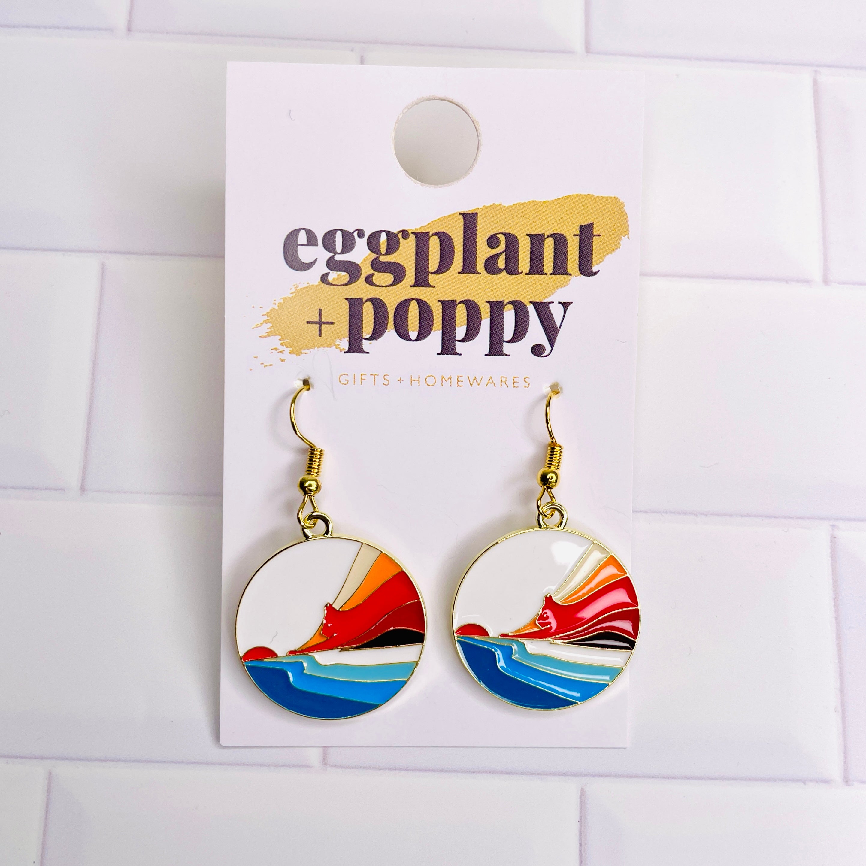 Japanese Art Earrings