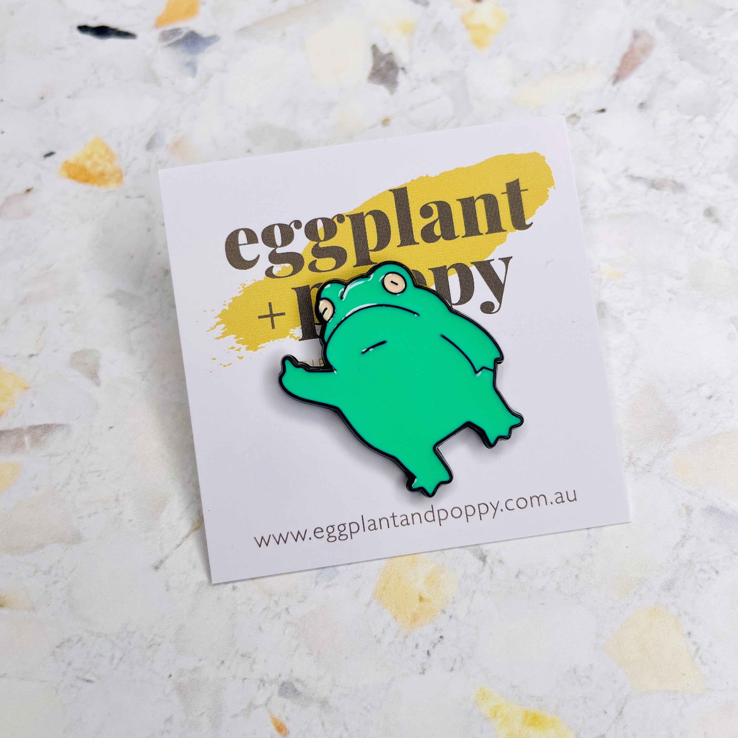 Enamel Pin - Up Yours Frog