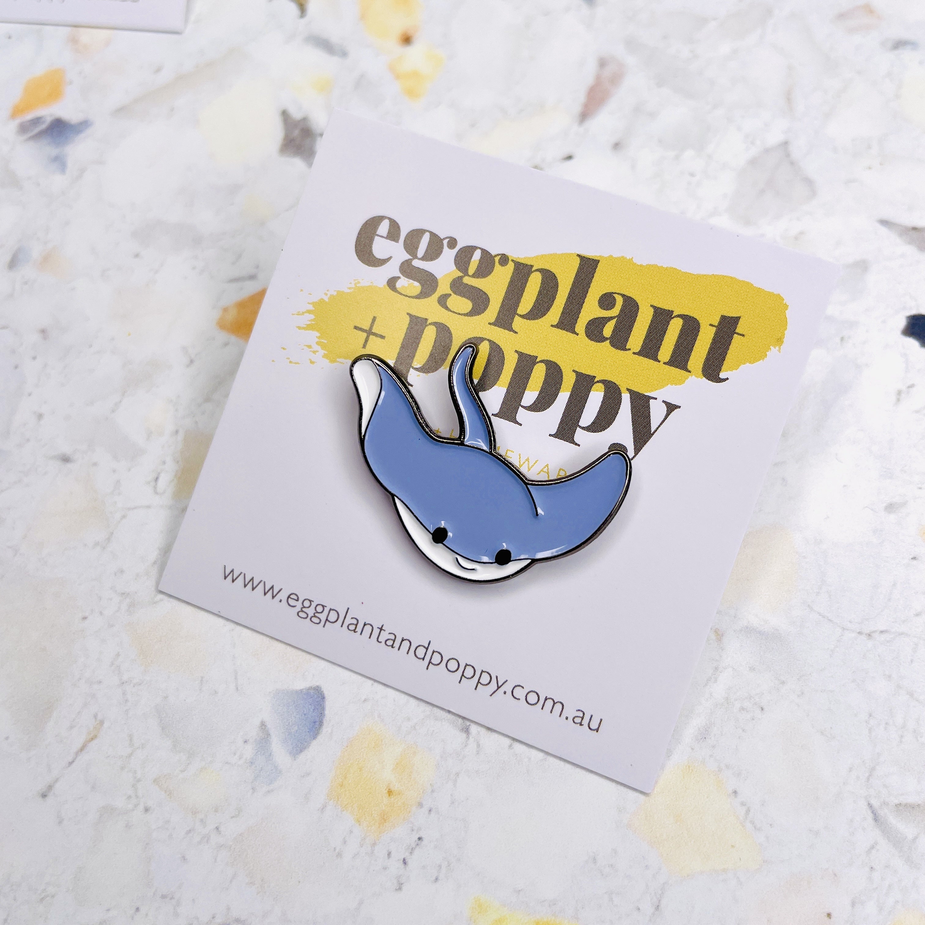 Enamel Pin - Cutie Stingray