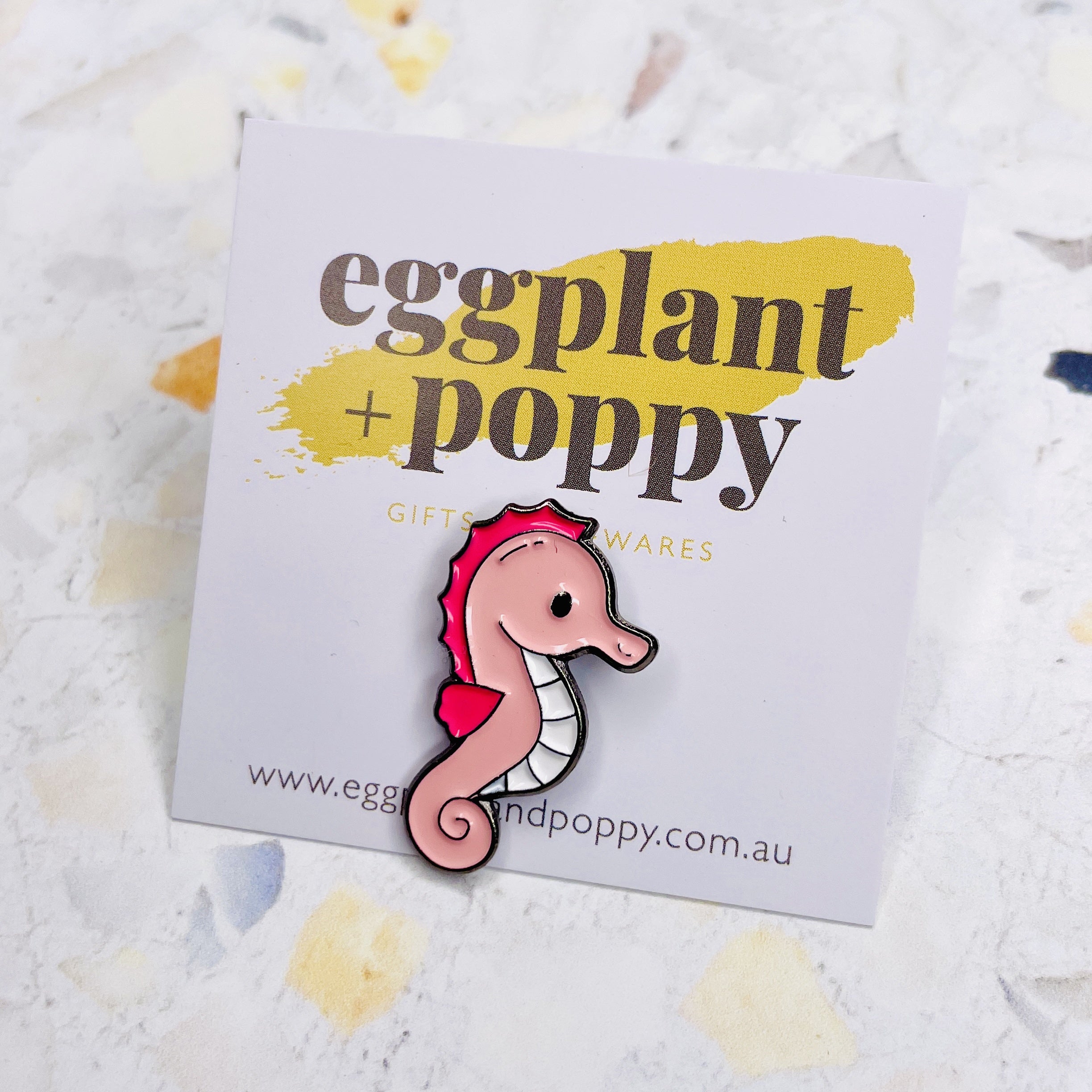 Enamel Pin - Cutie Seahorse