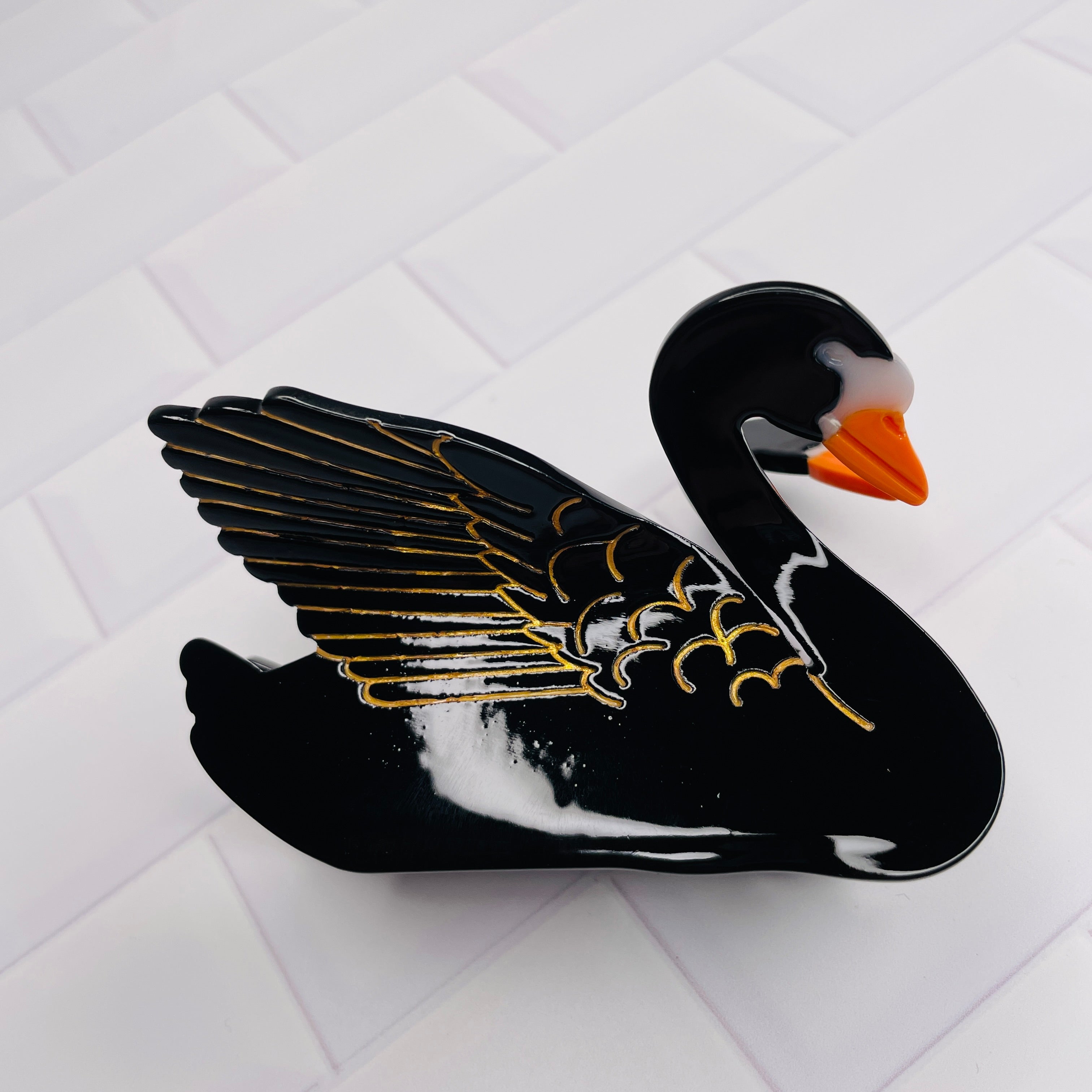 Swan Hair Clip