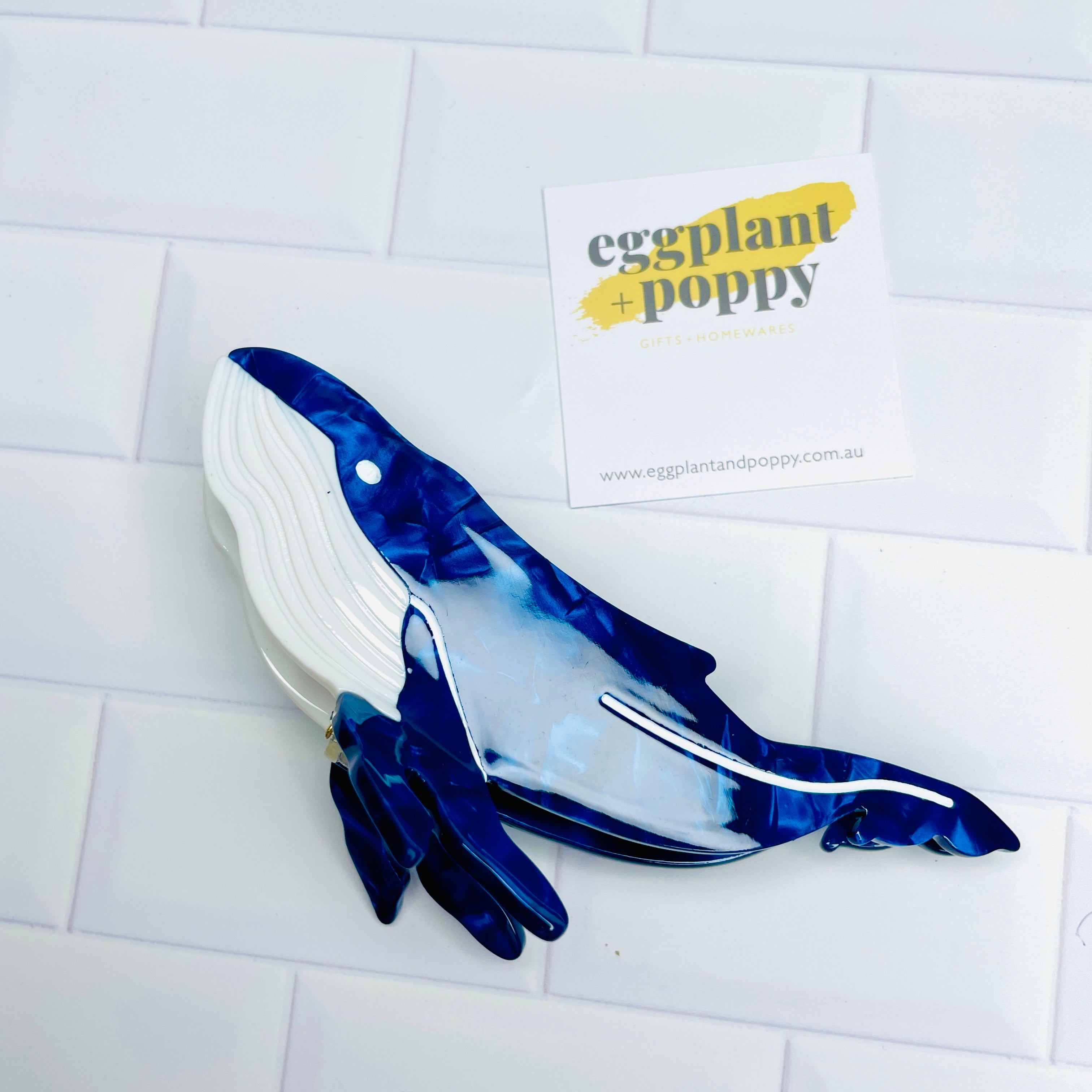 Whale Hair Clip