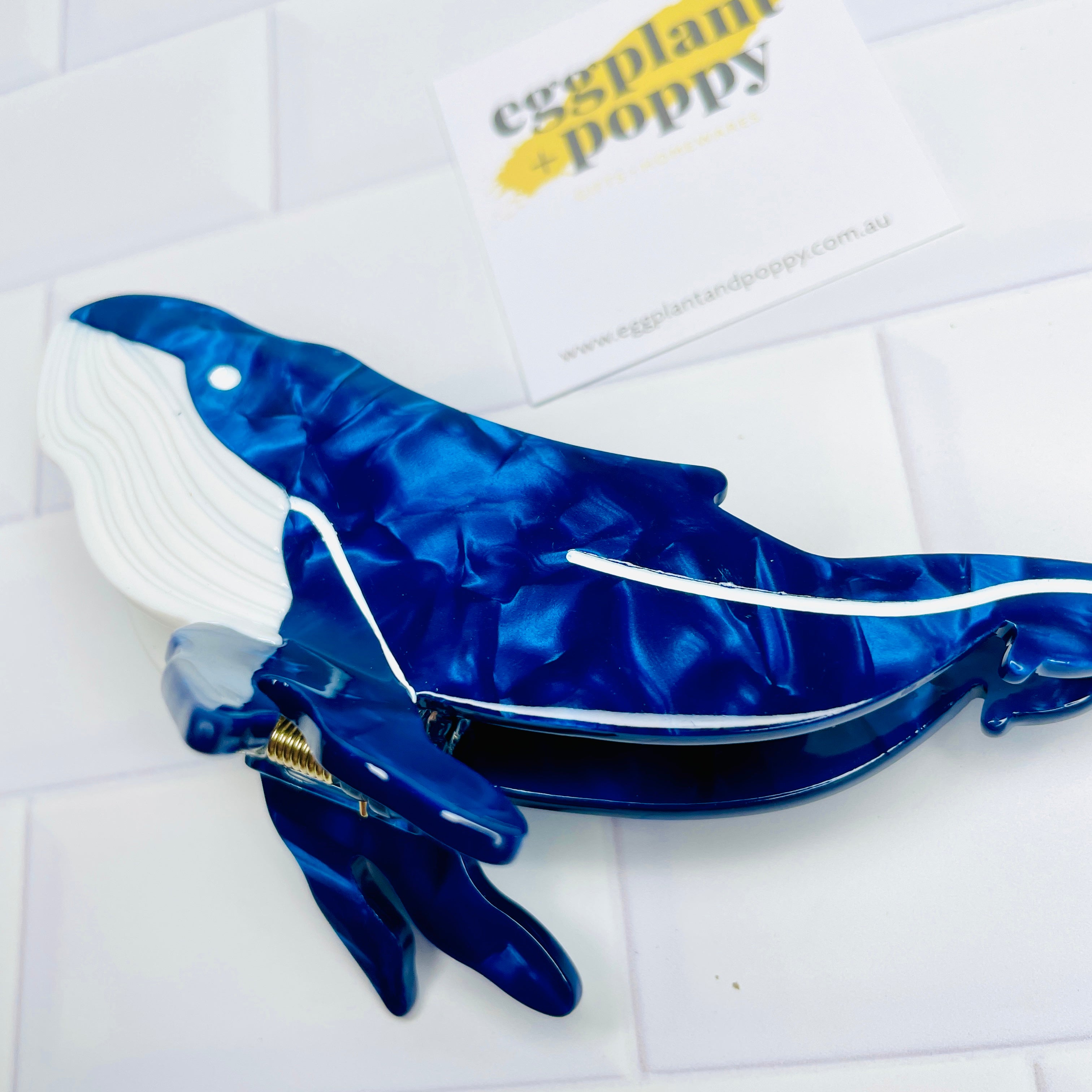 Whale Hair Clip