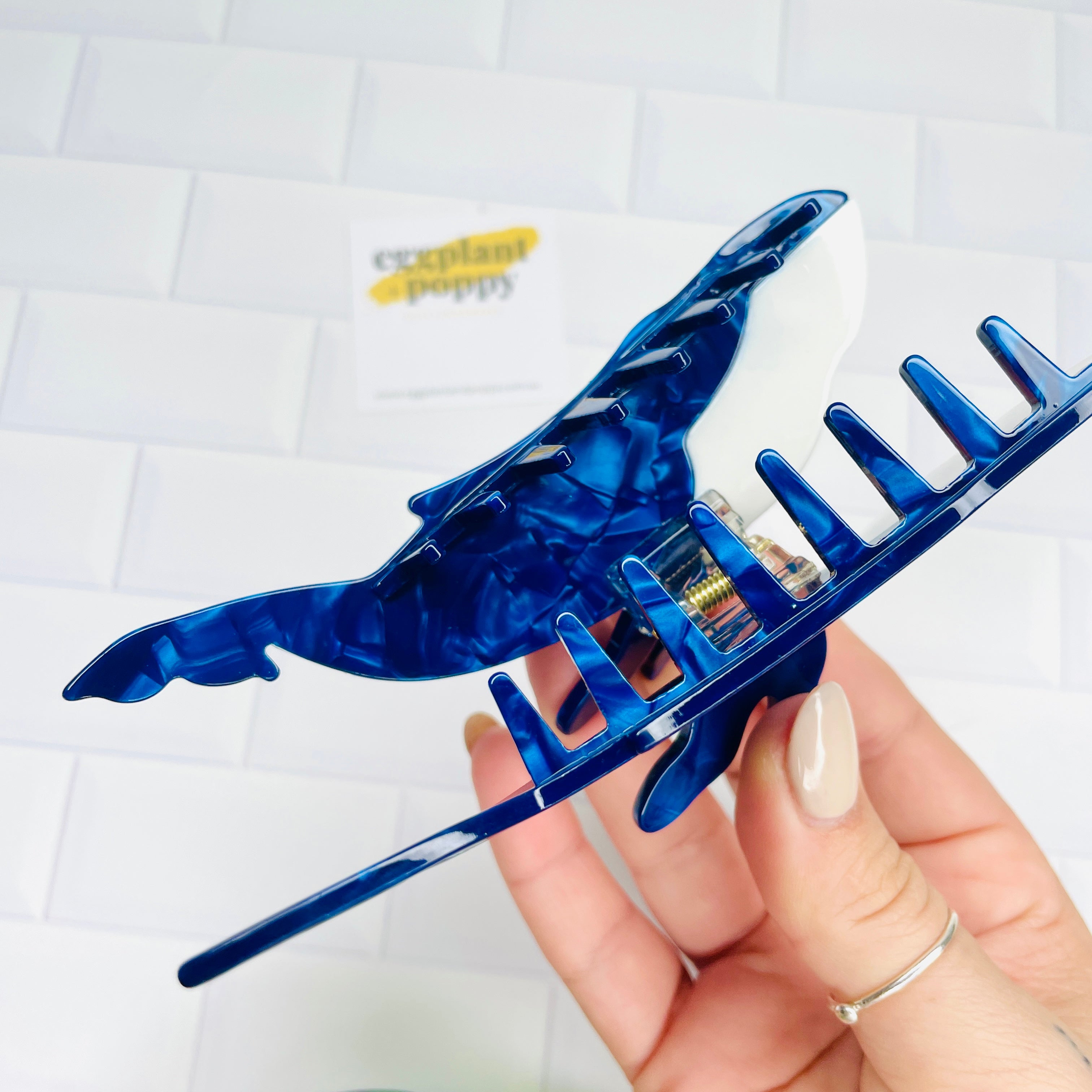 Whale Hair Clip