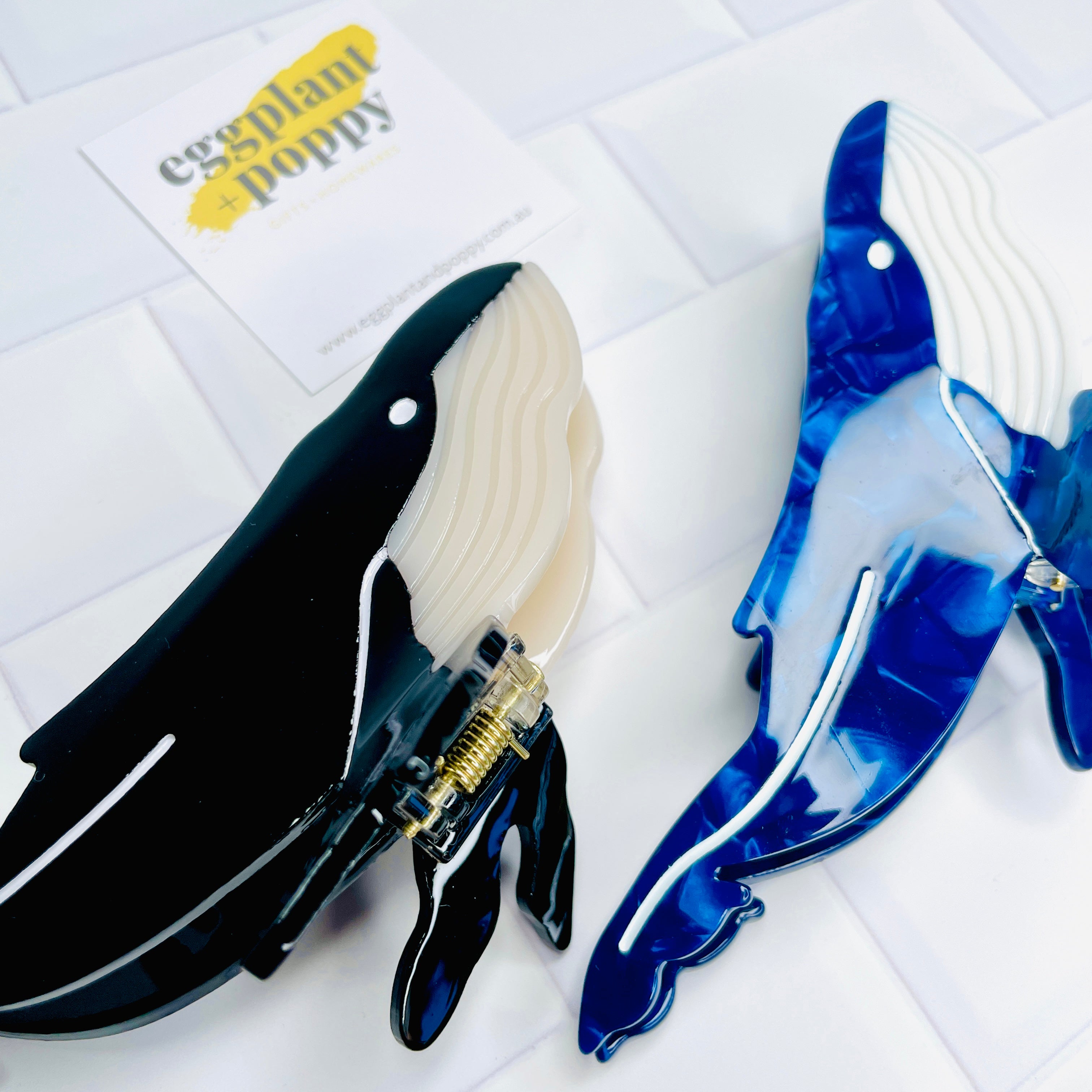 Whale Hair Clip