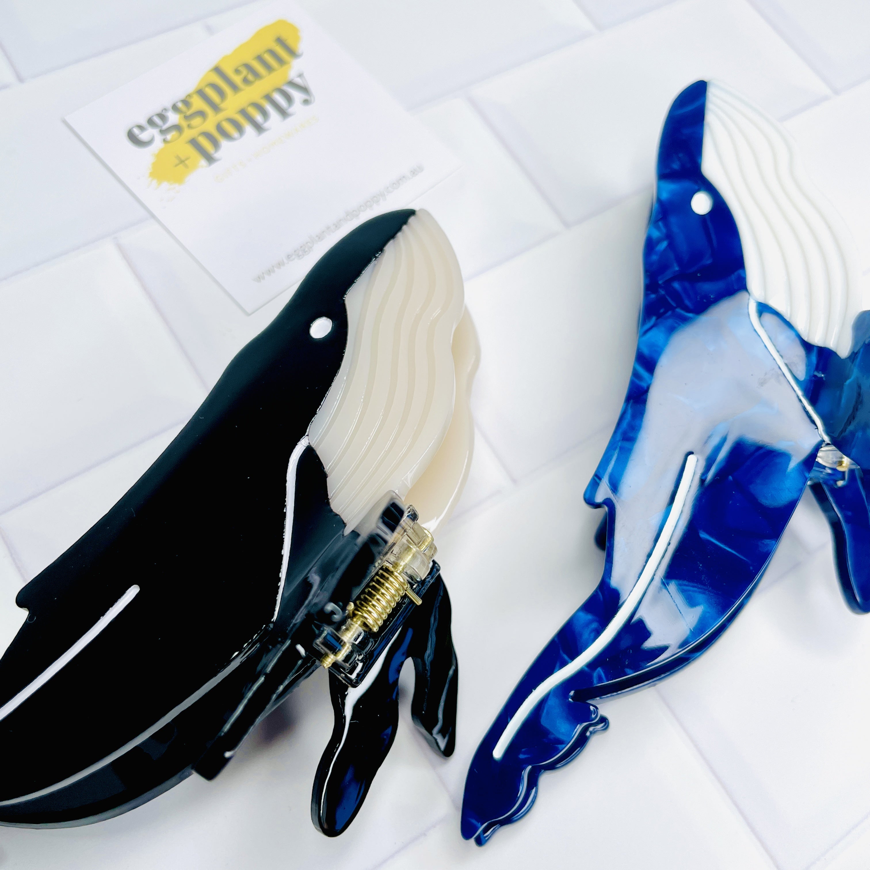 Whale Hair Clip