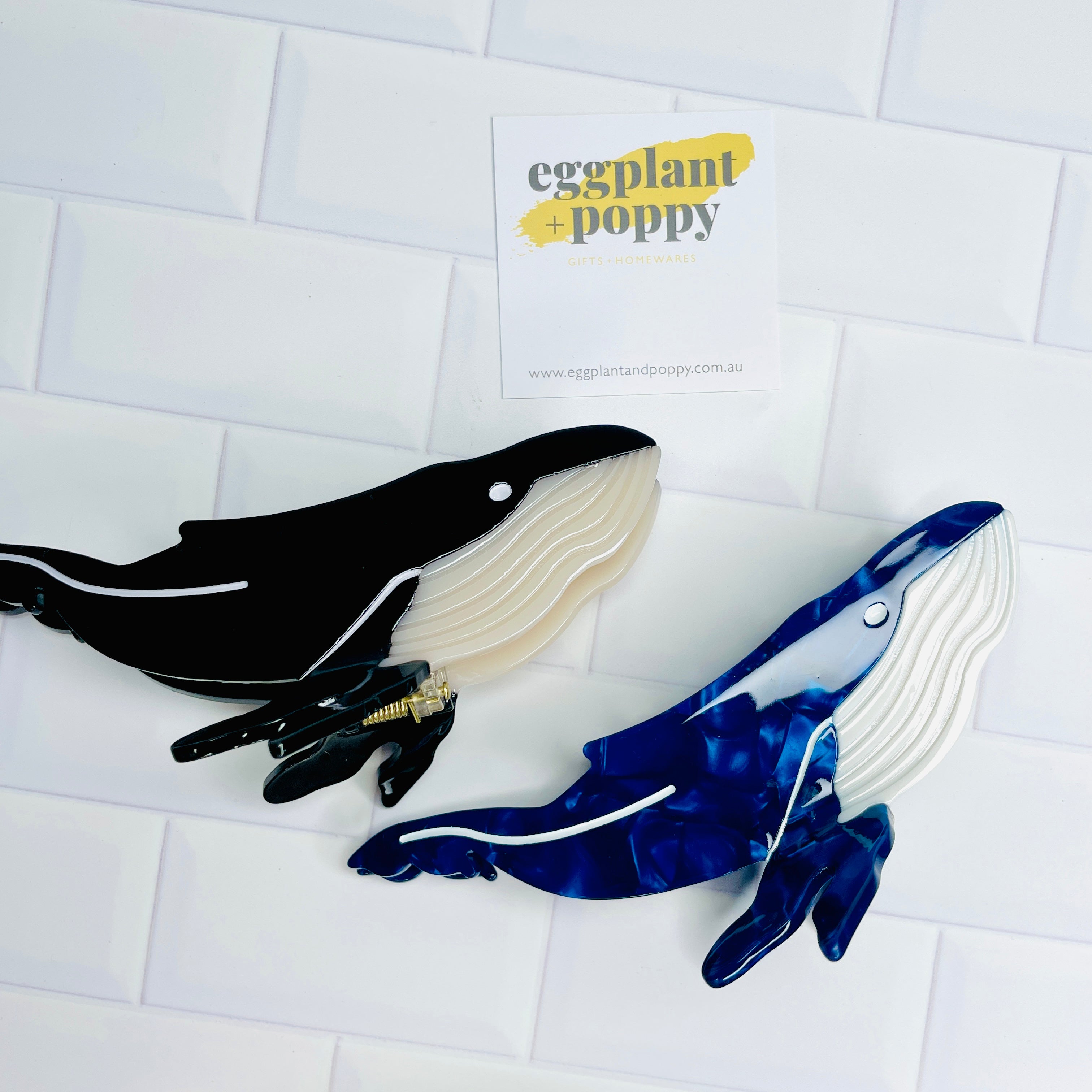 Whale Hair Clip