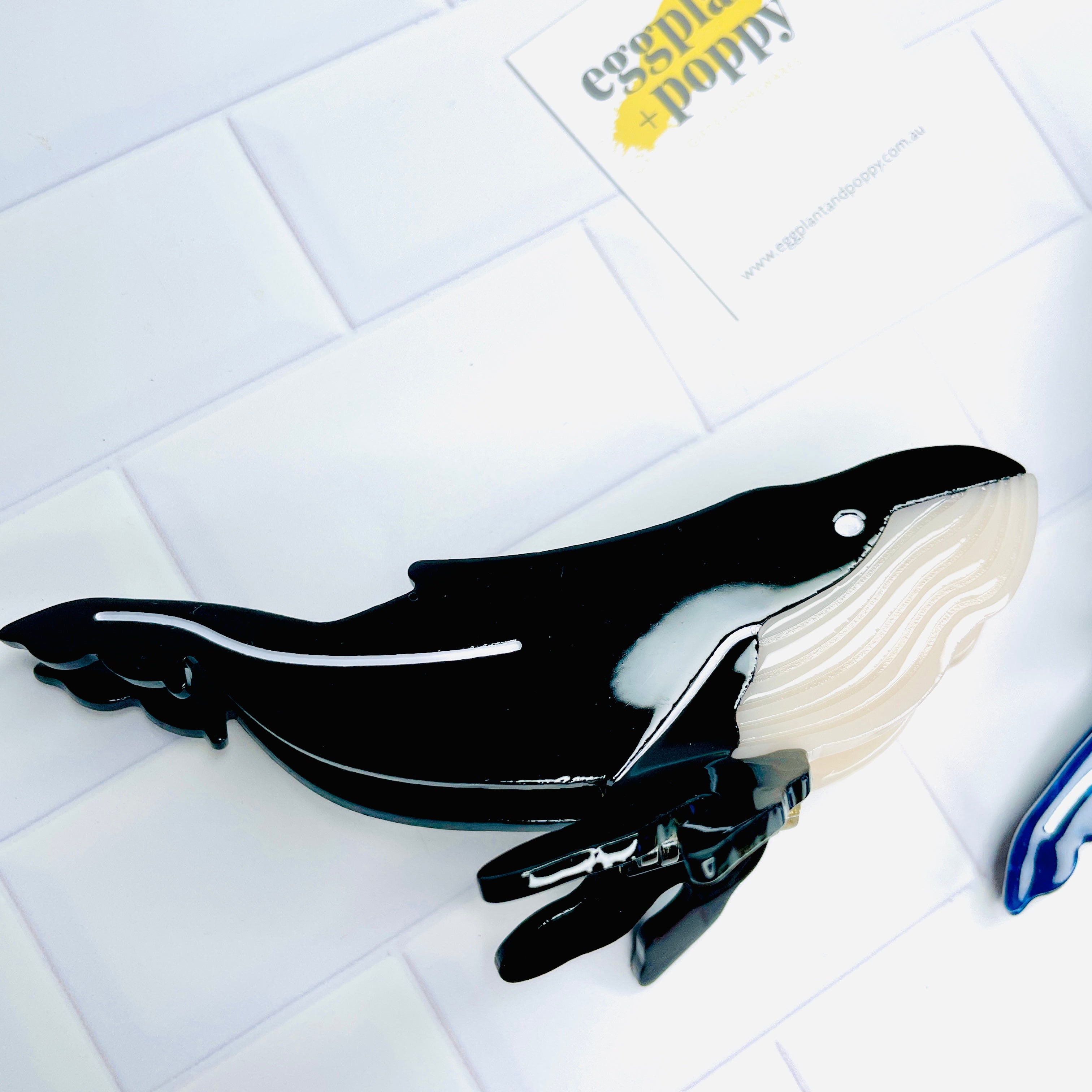 Whale Hair Clip