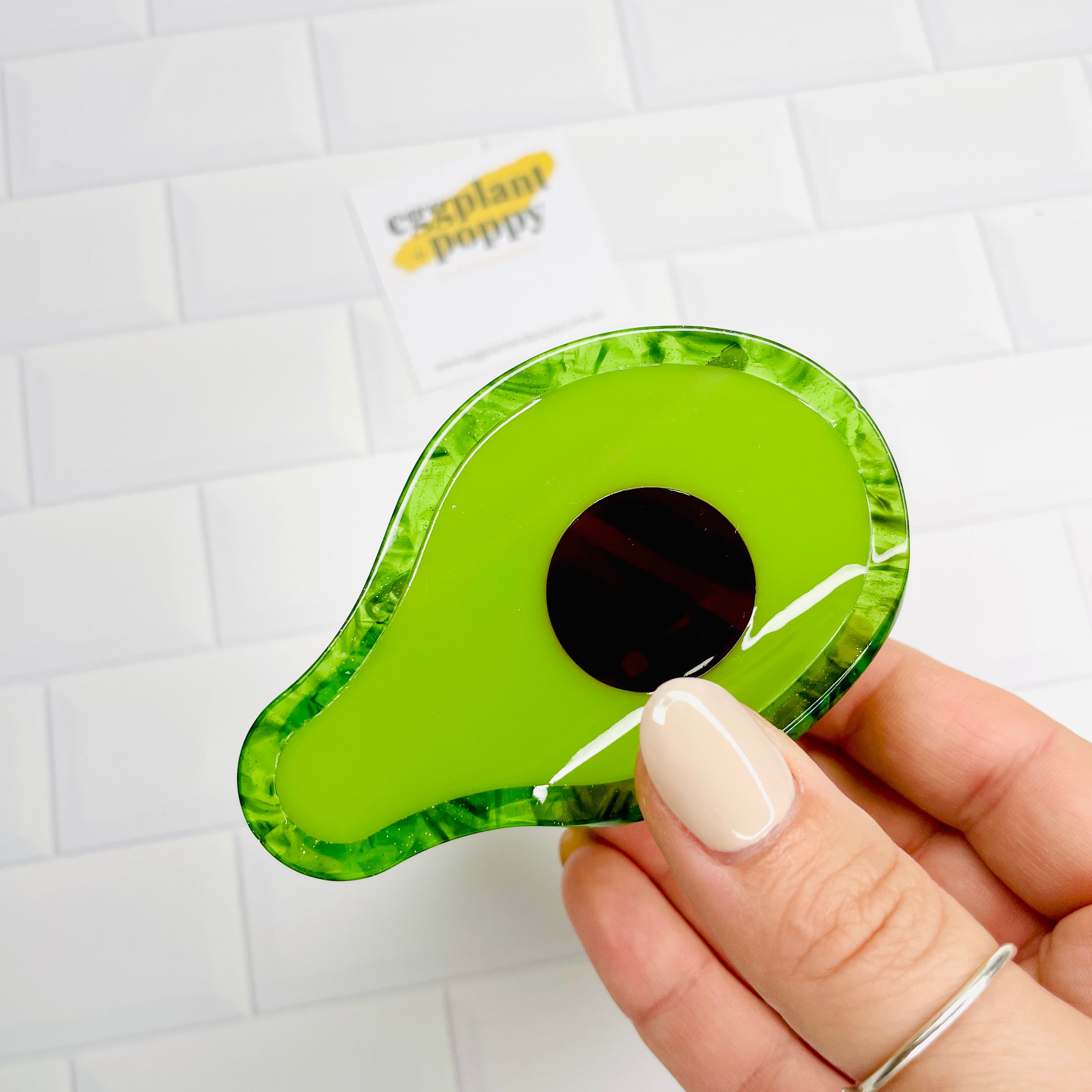 Avocado Hair Clip
