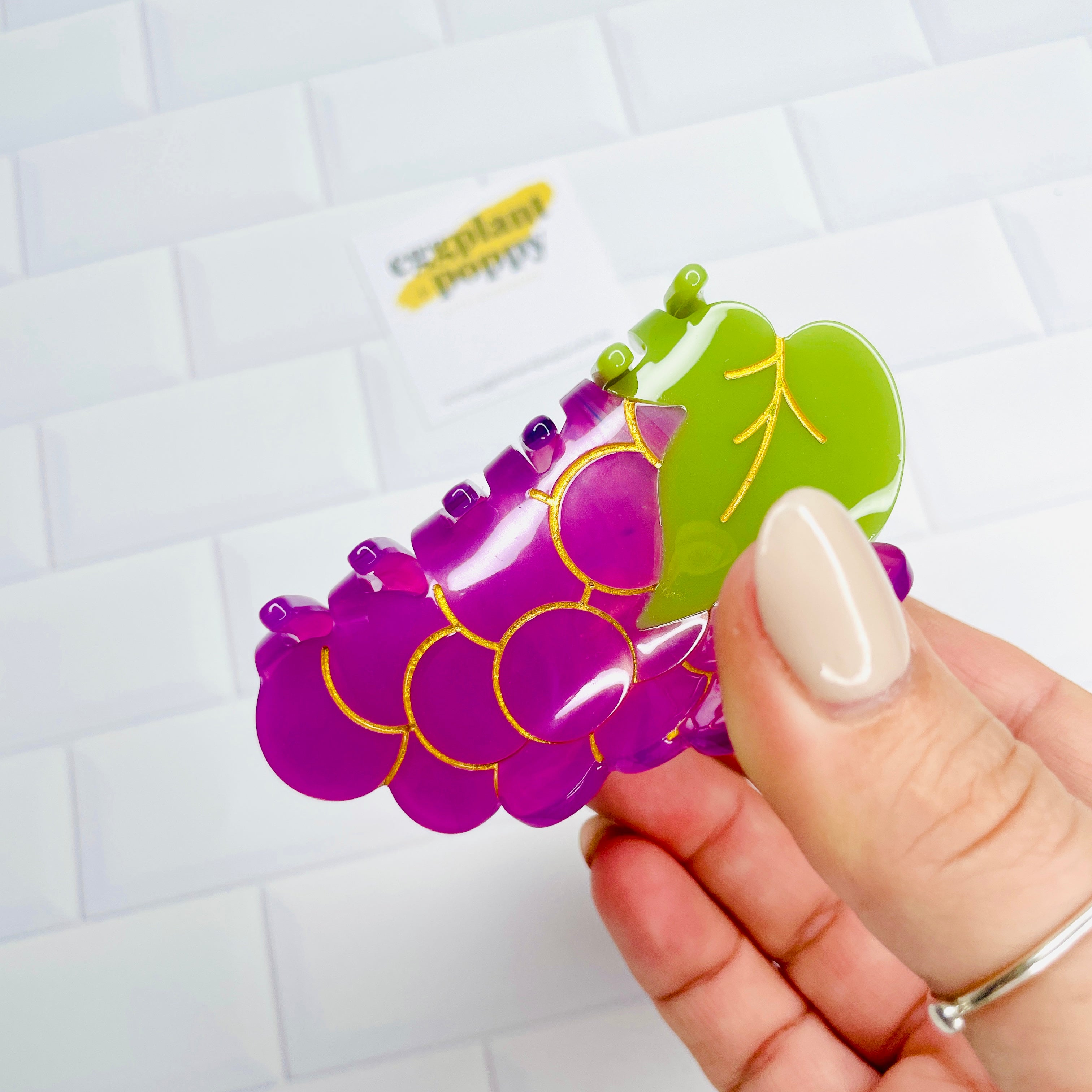 Grapes Hair Clip