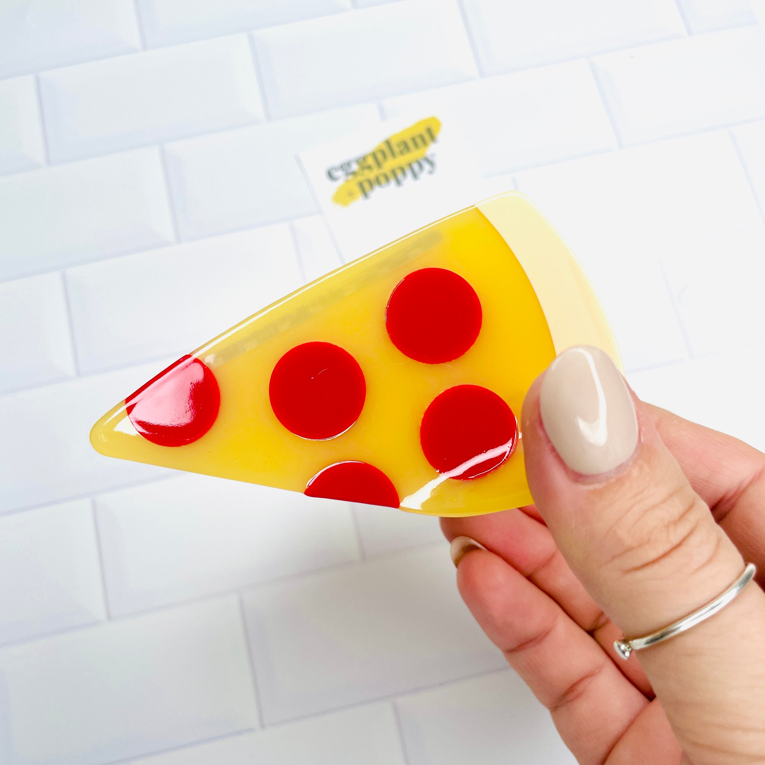 Pizza Hair Clip