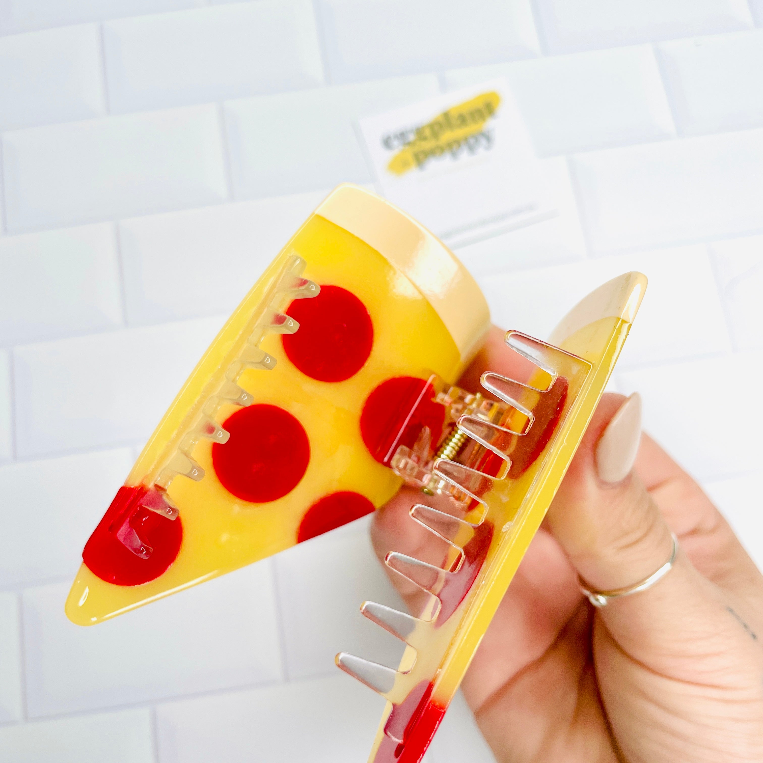 Pizza Hair Clip