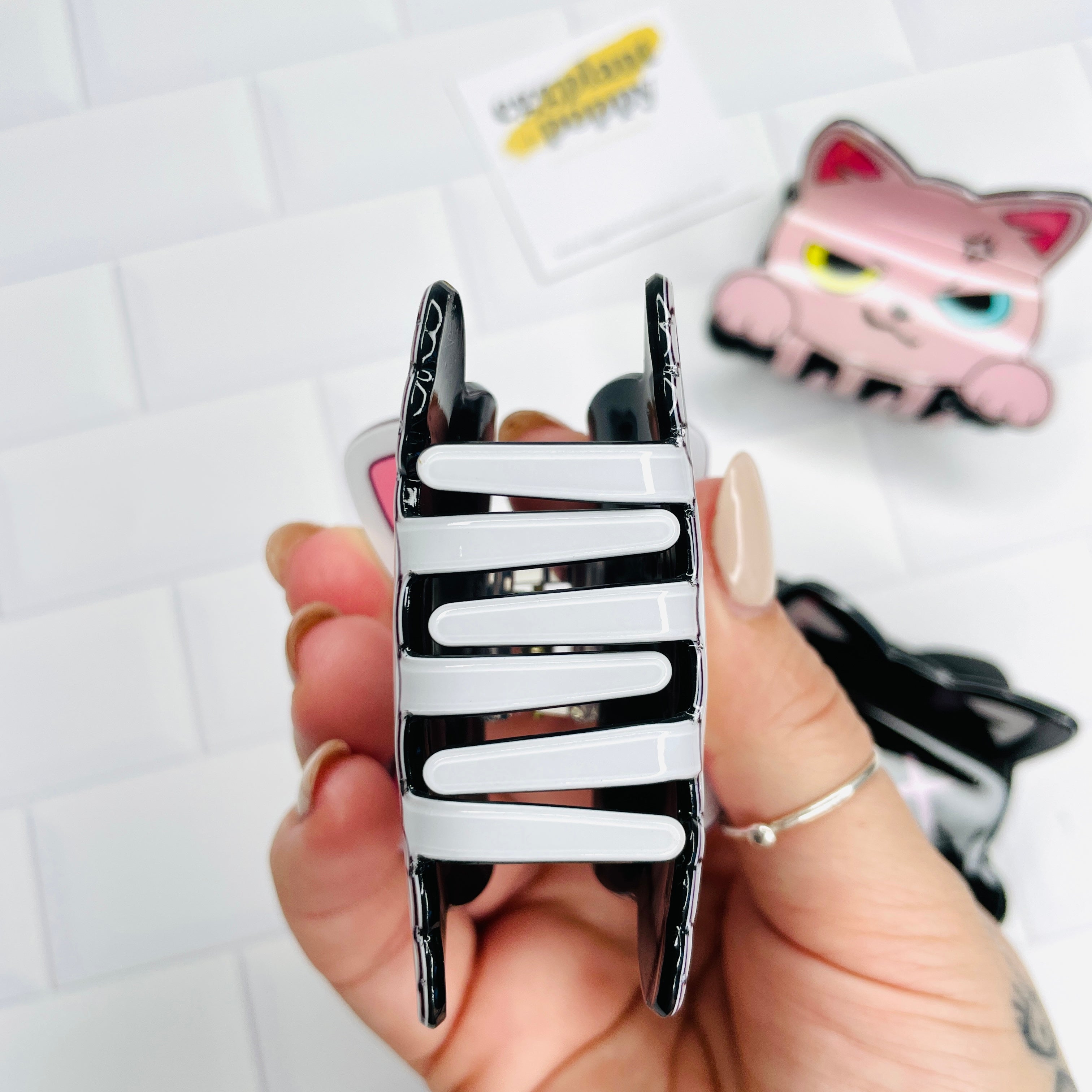 Kitty Hair Clips