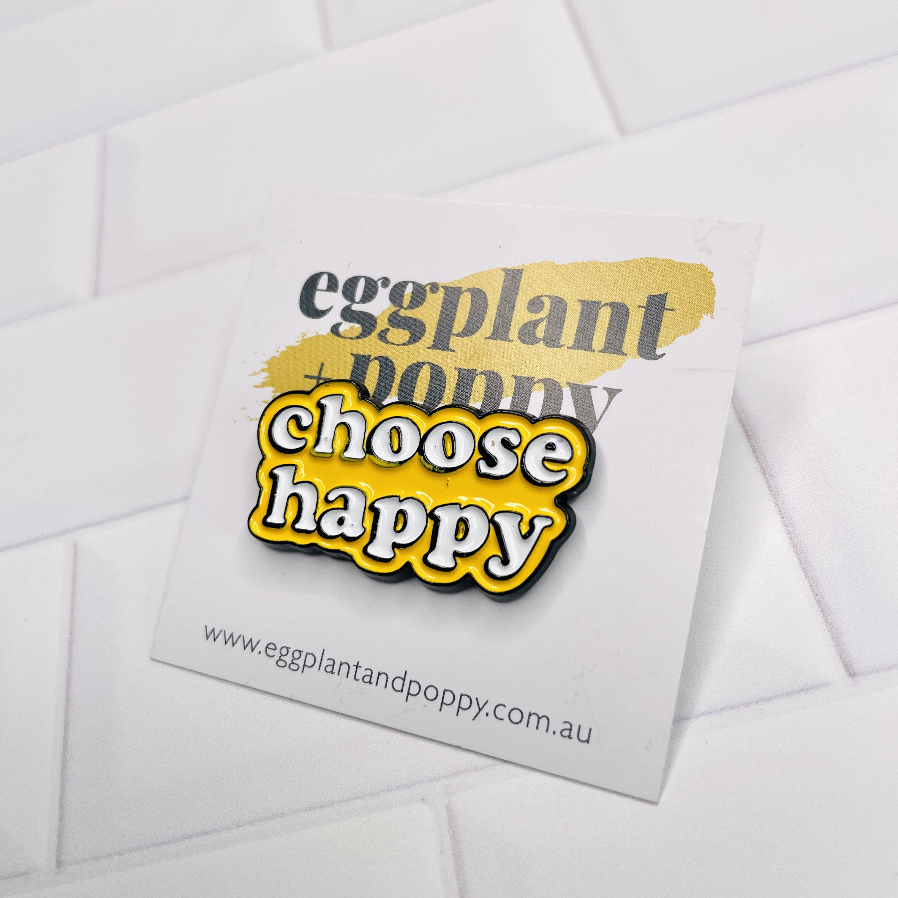Enamel Pin - Choose Happy