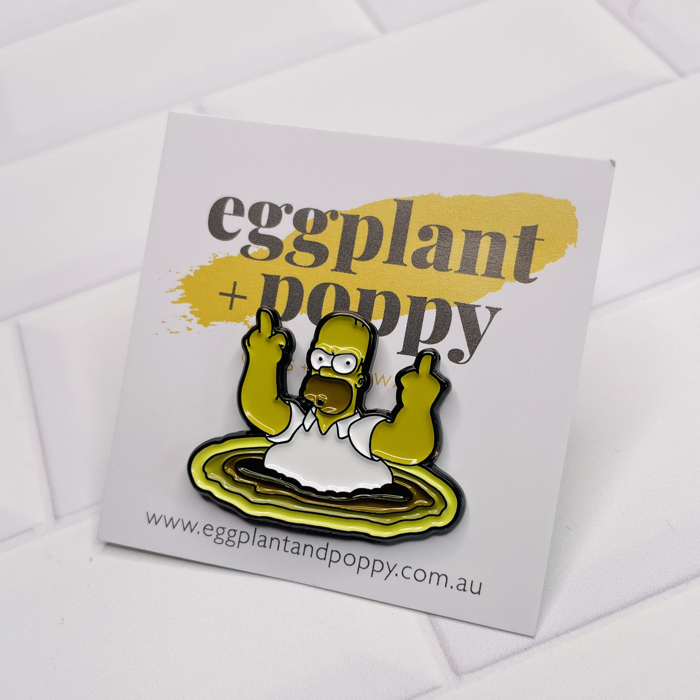 Enamel Pin - Up Yours Homer