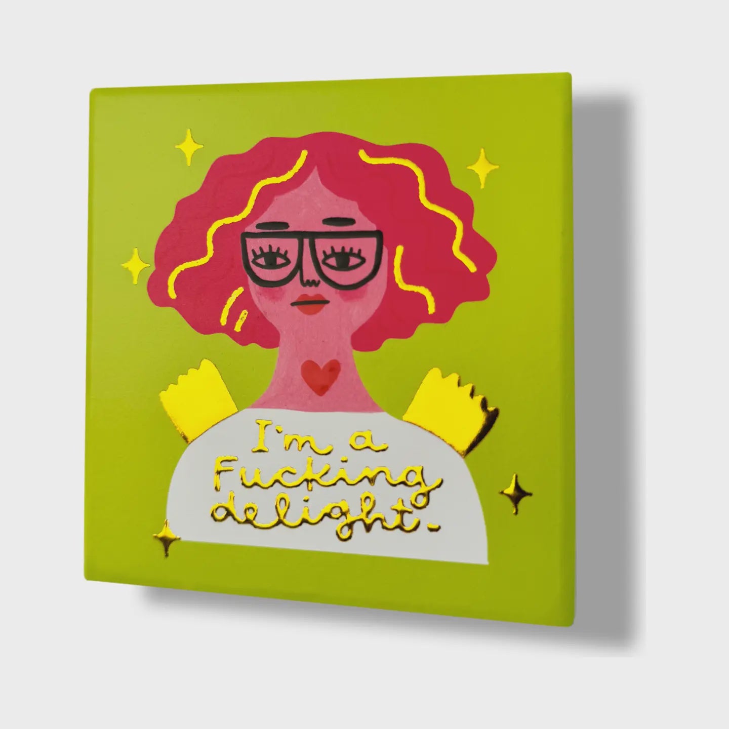 Ceramic Coaster - I'm A Fucking Delight