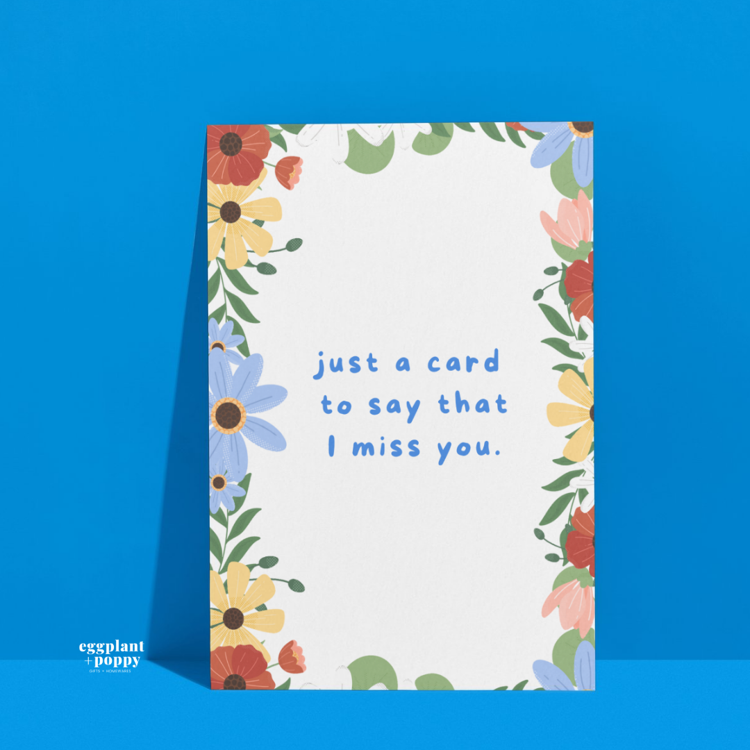 Card - I Miss You