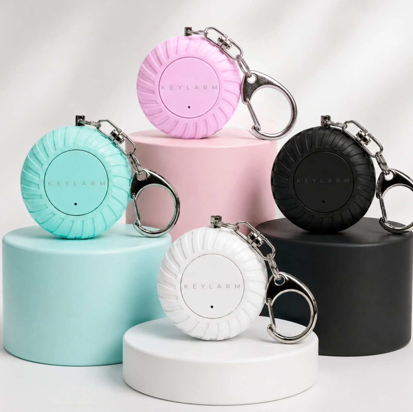 Keylarm Personal Safety Alarm and Light - Teal