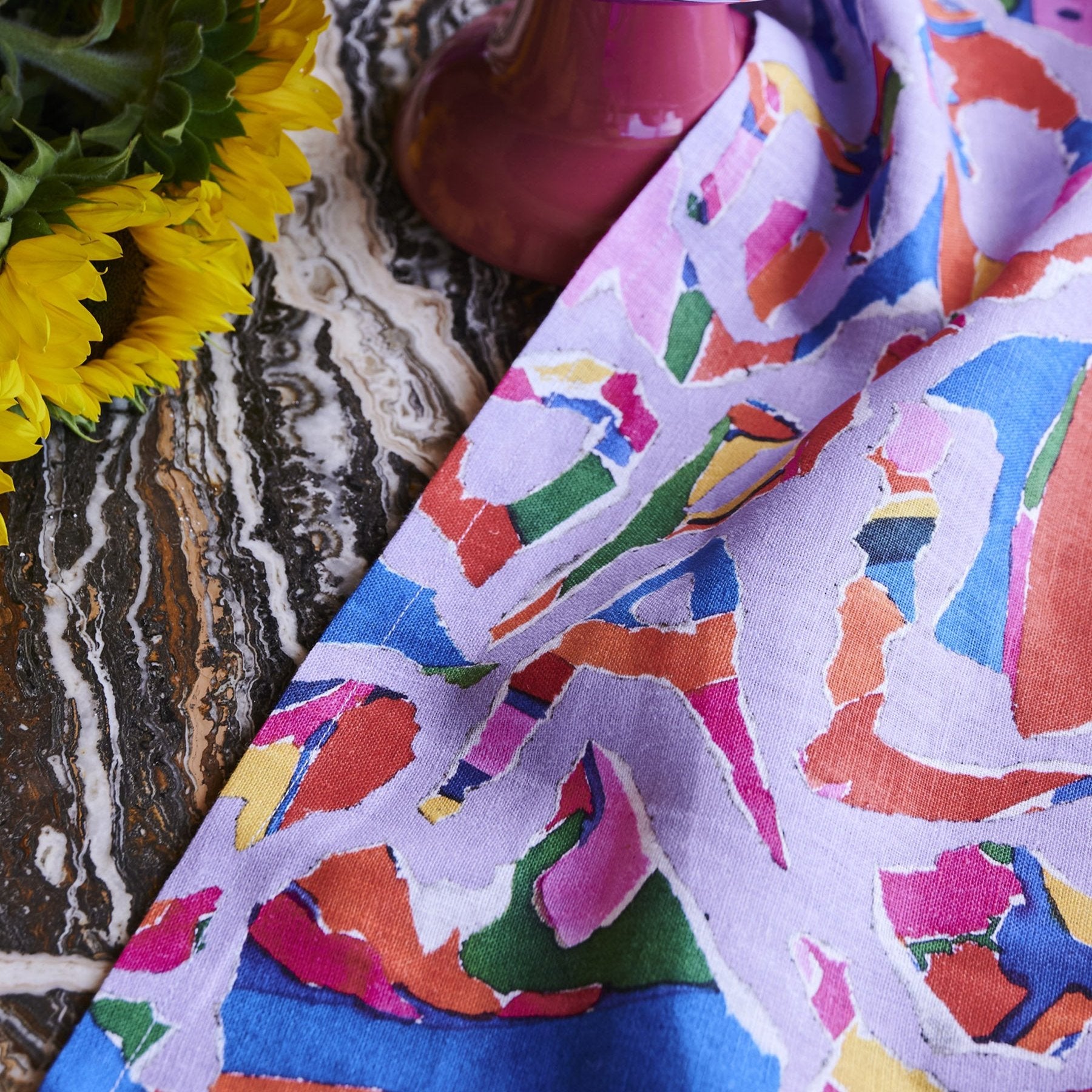 Jenny Kee Tea Towel - Opal Oz Pax Lilac