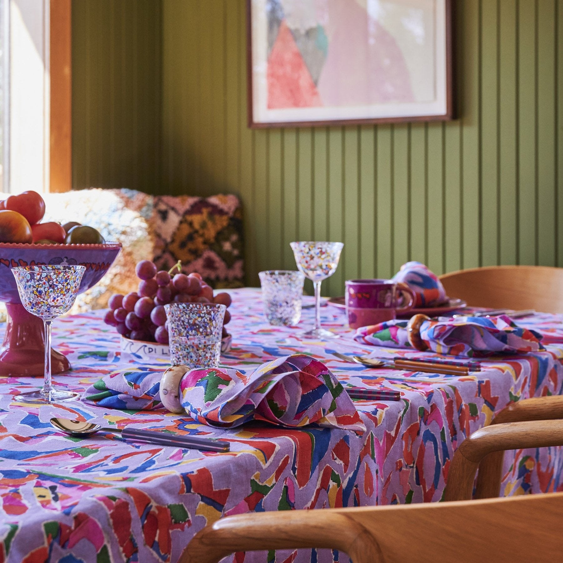 Jenny Kee Tablecloth - Opal Oz Pax Lilac