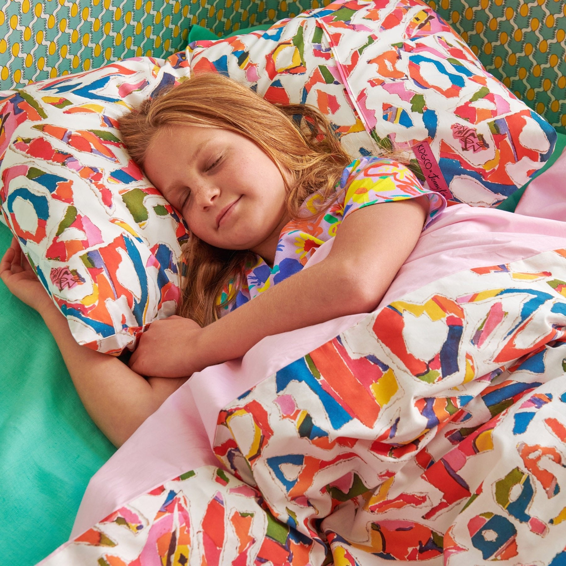 Jenny Kee Cotton Quilt Cover - Opal Oz Pax White