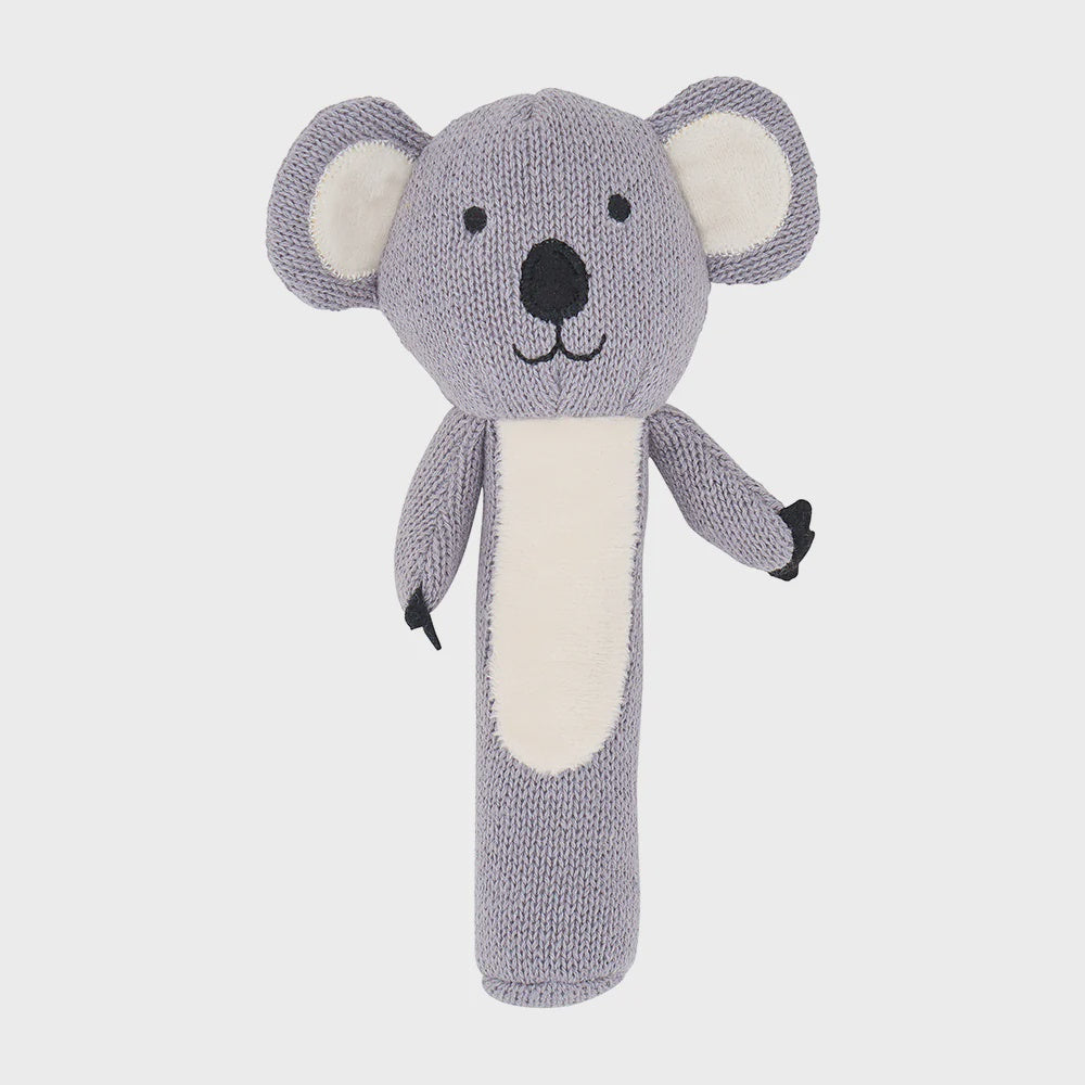 Knit Rattle - Koala