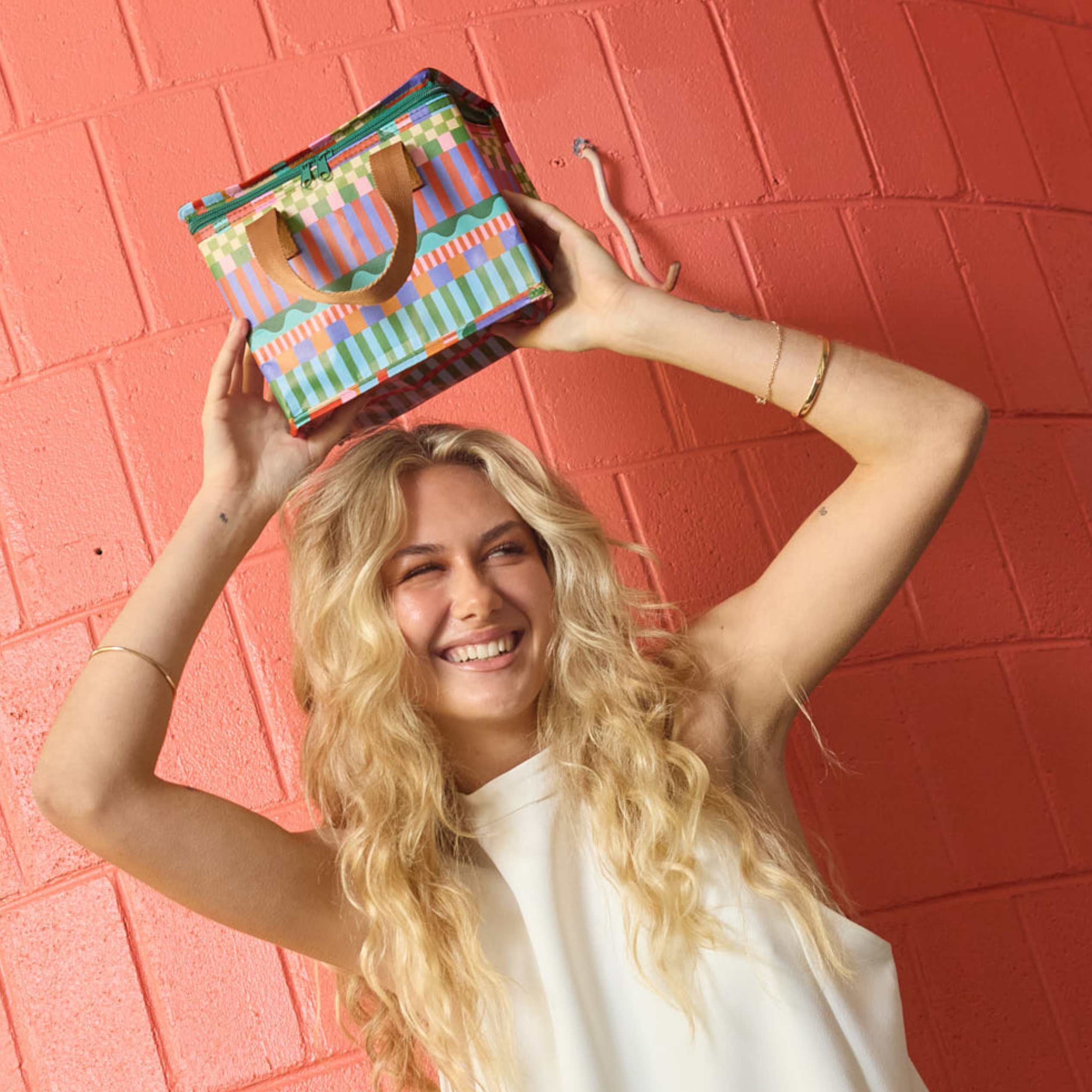 Lunch Bag - Blocks and Stripe