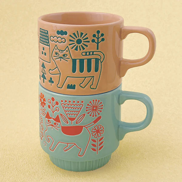 Stackable Cat Mug - Universe
