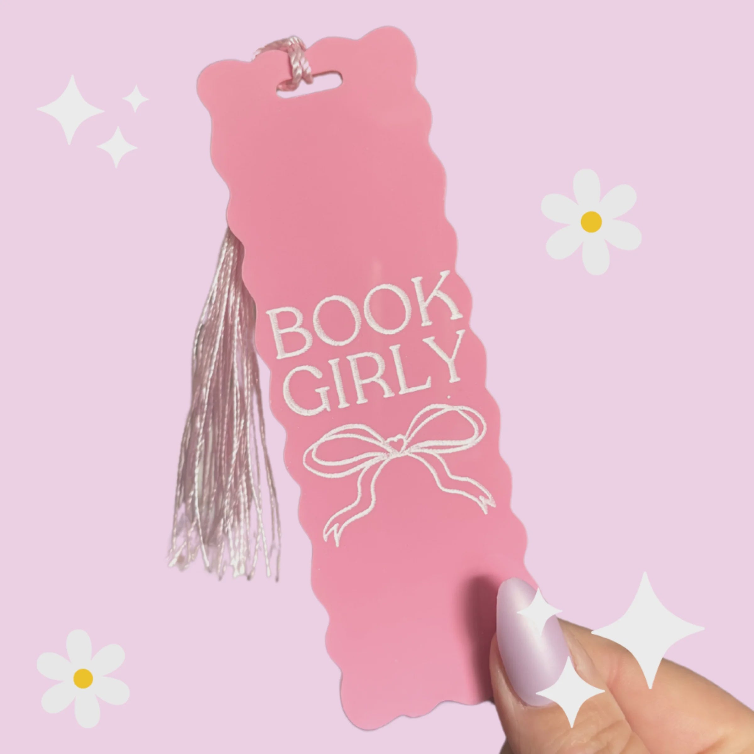 Book Girly Book Mark