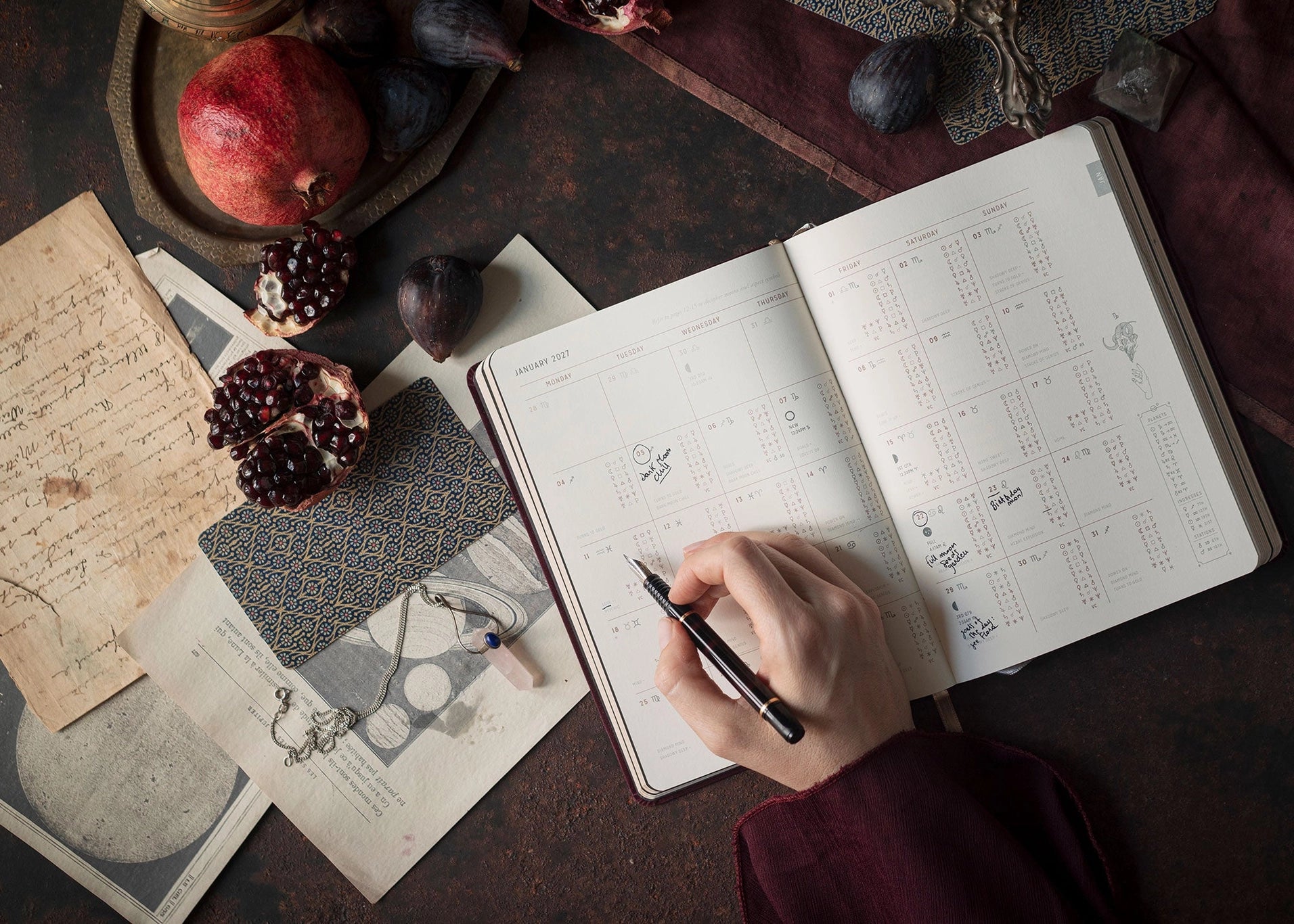 Magic of I - 2027 Astrological Planner - Pomegranate