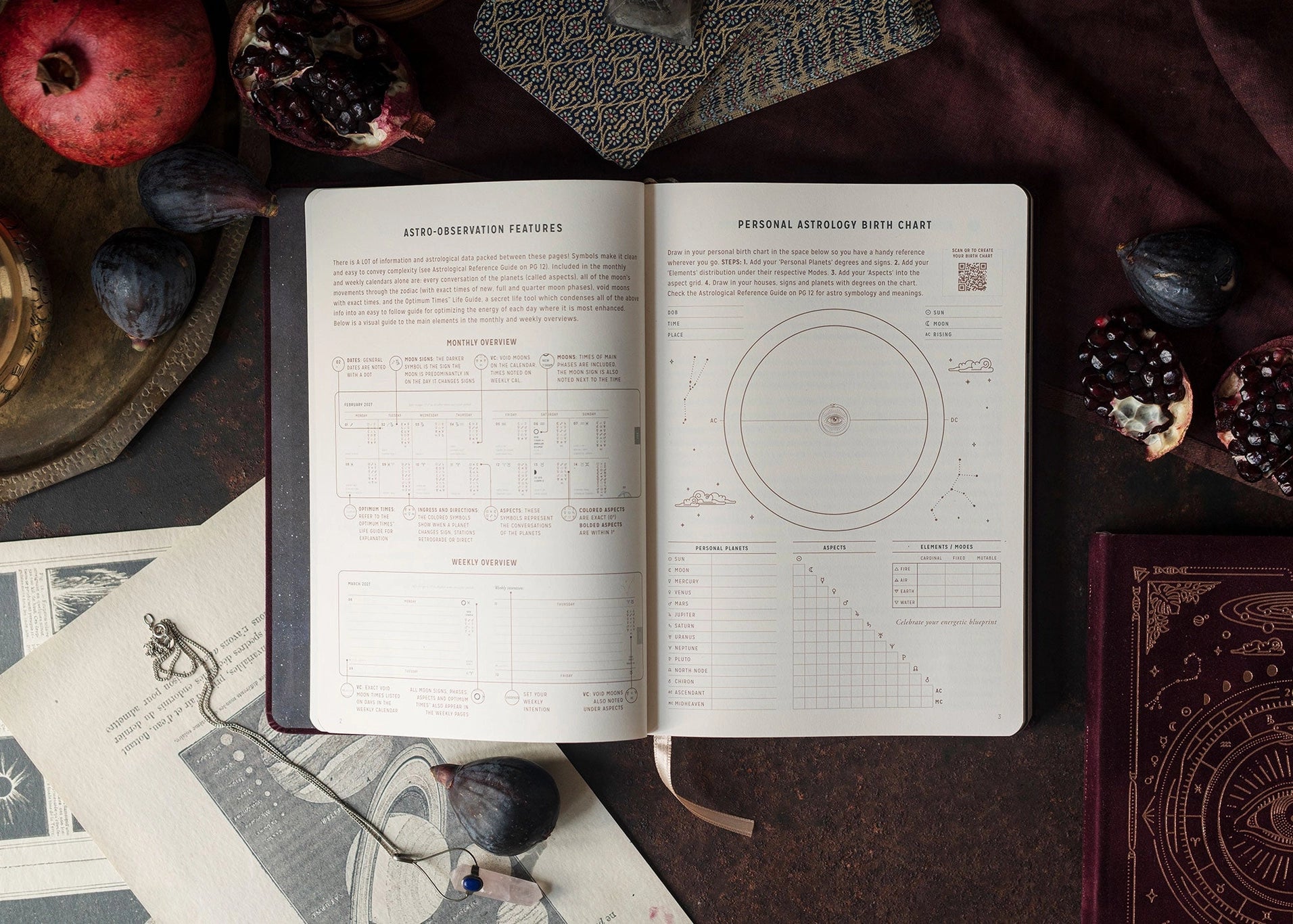 Magic of I - 2027 Astrological Planner - Pomegranate
