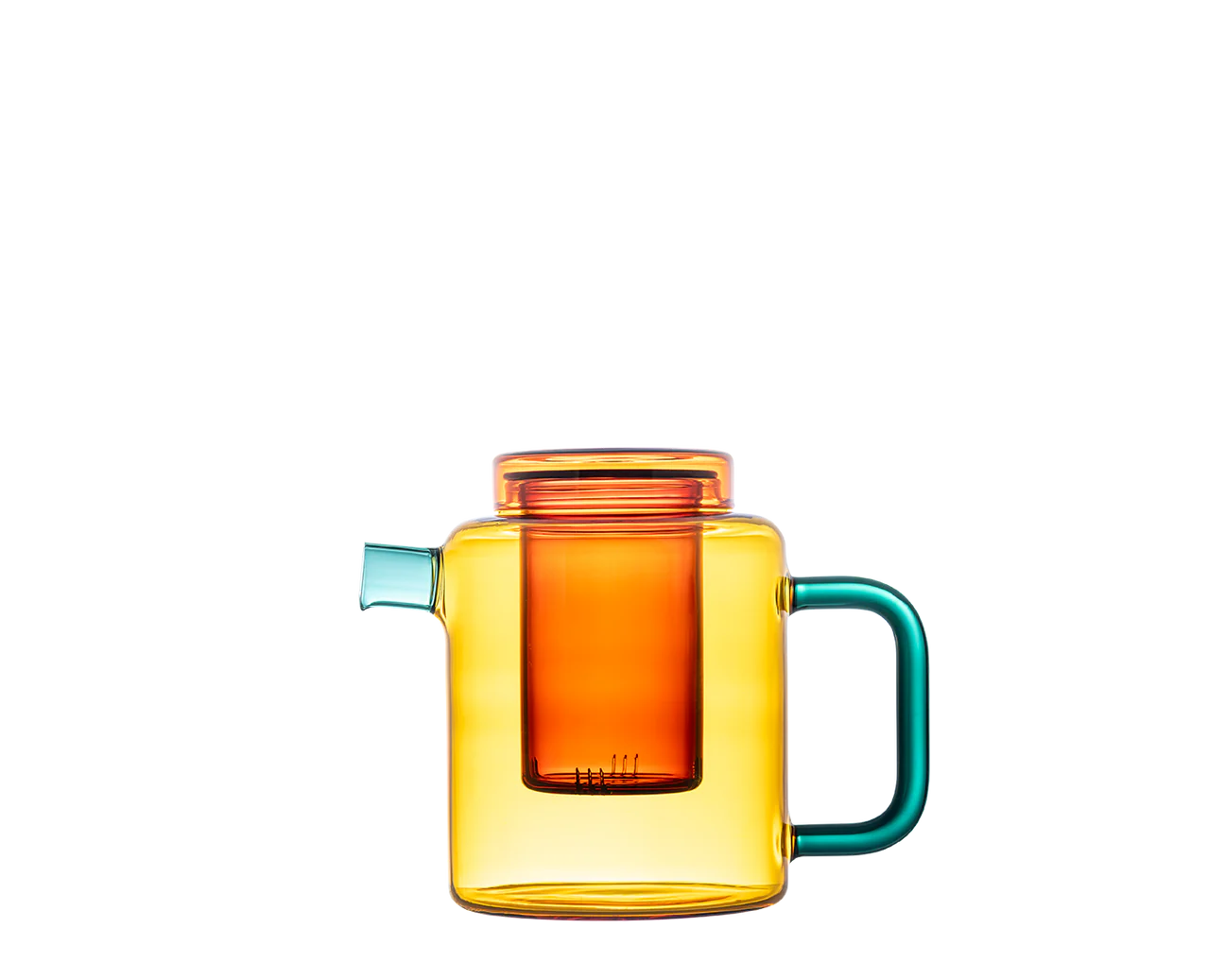 Cha Pot - Teal & Toffee