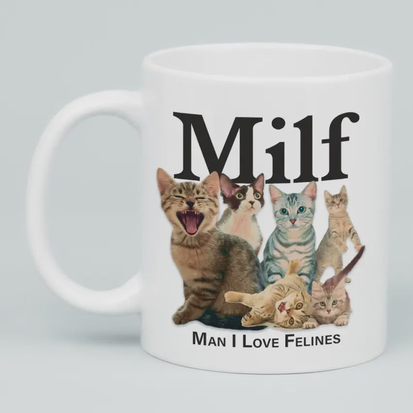 Man I Love Felines Mug