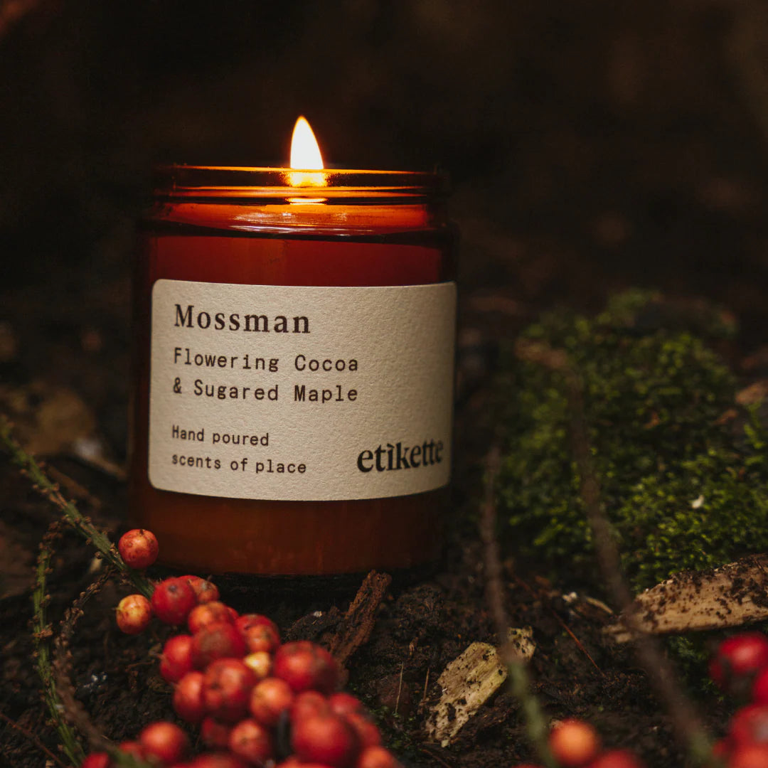 Mossman in Cocoa & Maple Candle